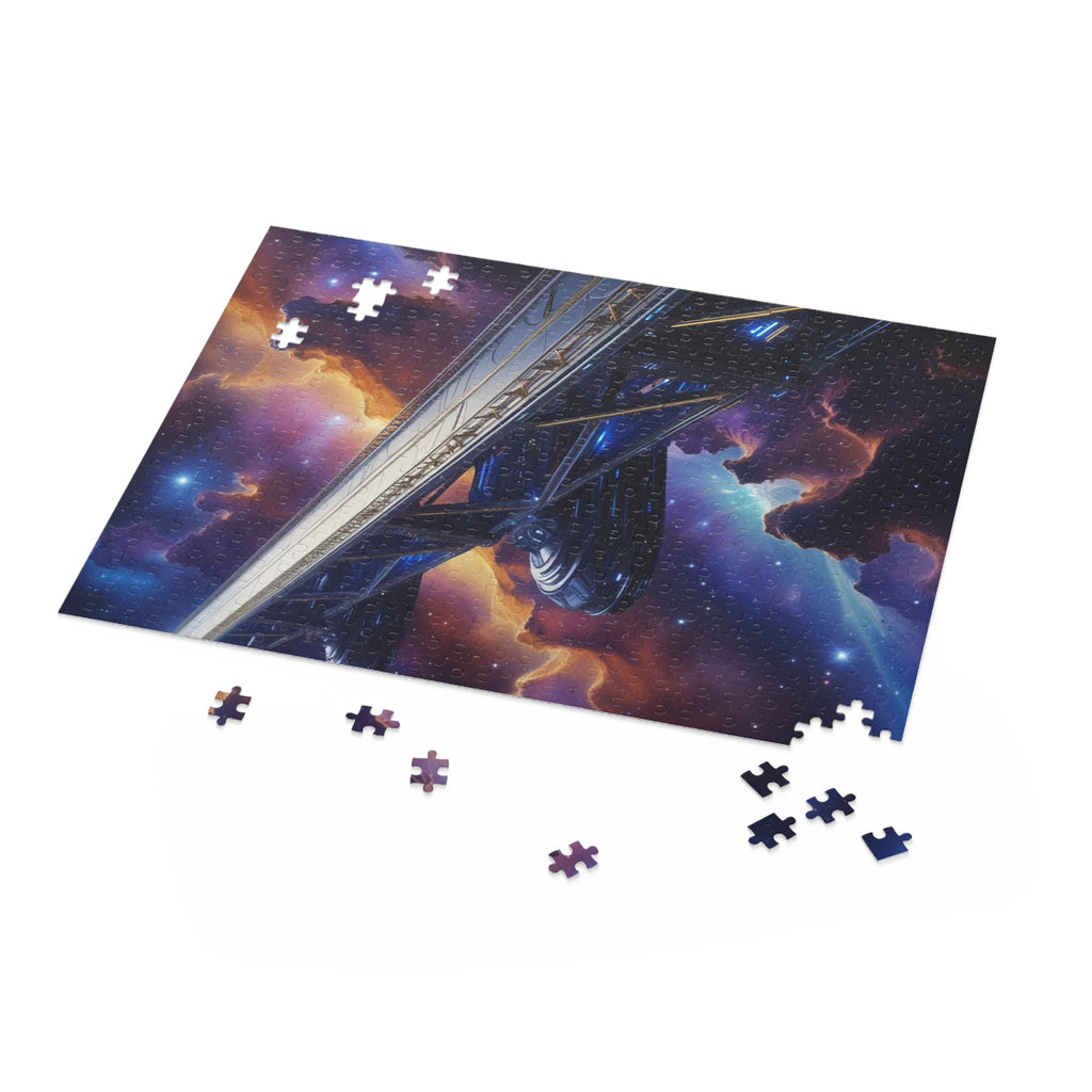 Galactic Space Puzzle | Starry Night Jigsaw | 120/252/500-Piece | Cosmic Puzzle | Astronomy Gift | Home Decor | Family Game