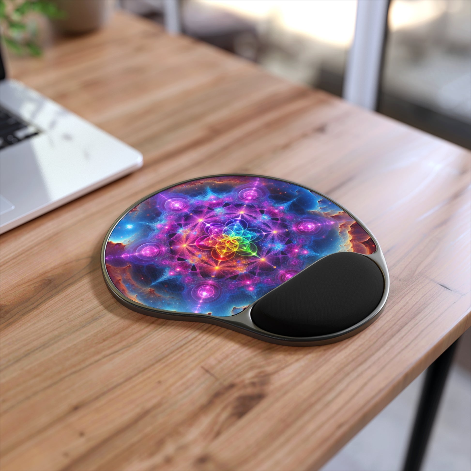 Vibrant Artistic Mouse Pad with Wrist Rest for Comfort, Colorful Desk Accessory, Perfect Gift for Gamers, Home Office Decor, [...]
