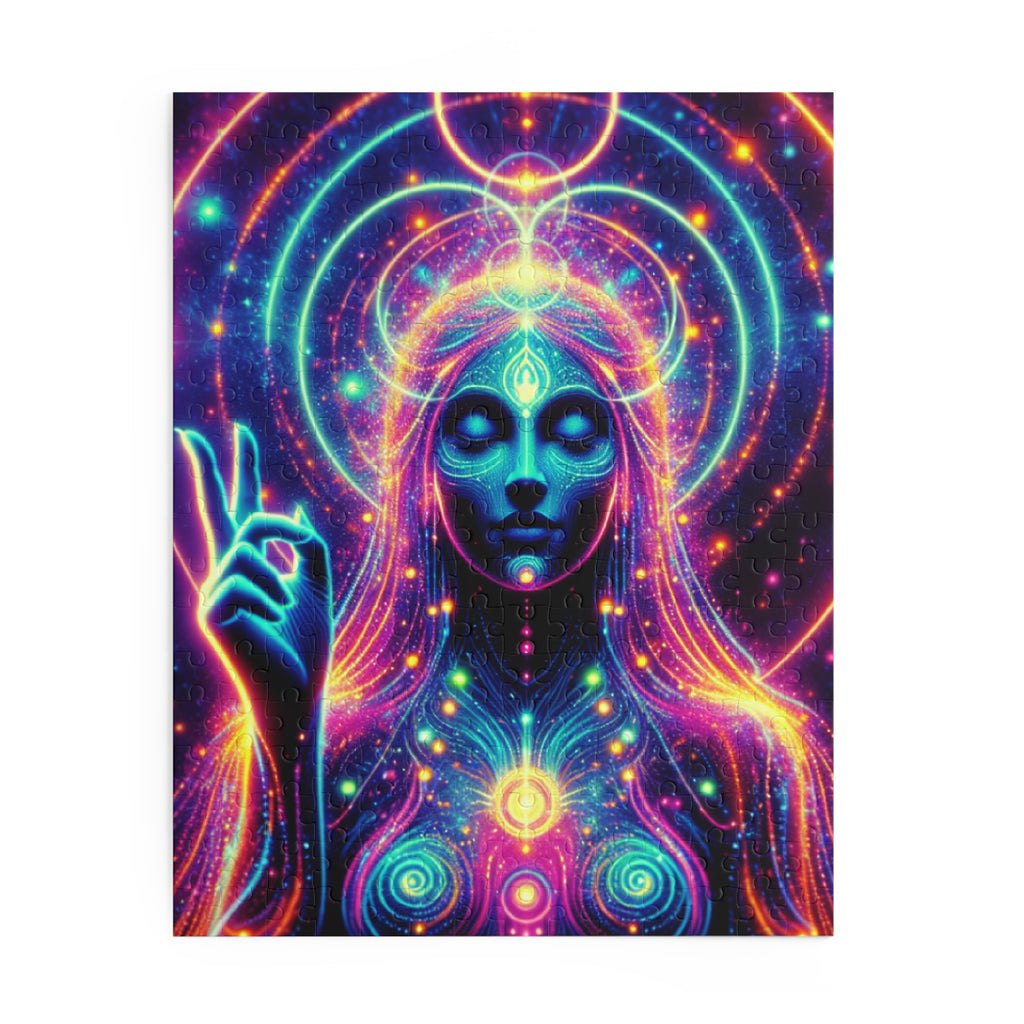 Neon Cosmic Puzzle – Mindful Meditation Art, Mystical 500-Piece Jigsaw, Colorful Puzzle for Relaxation, Gift for Spiritual Seekers, [...]