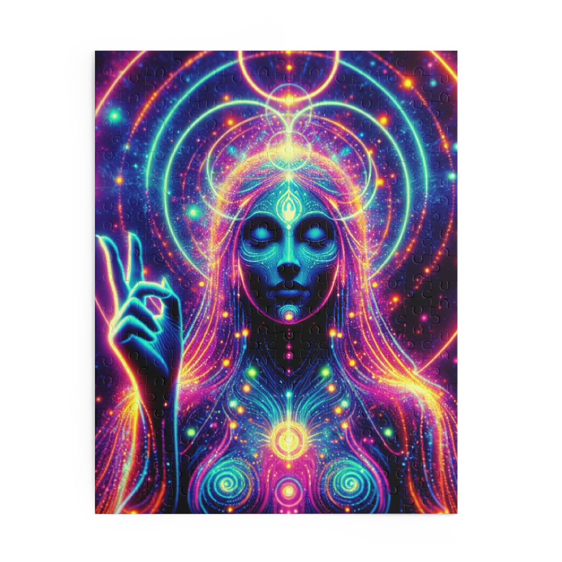 Neon Cosmic Puzzle – Mindful Meditation Art, Mystical 500-Piece Jigsaw, Colorful Puzzle for Relaxation, Gift for Spiritual Seekers, [...]