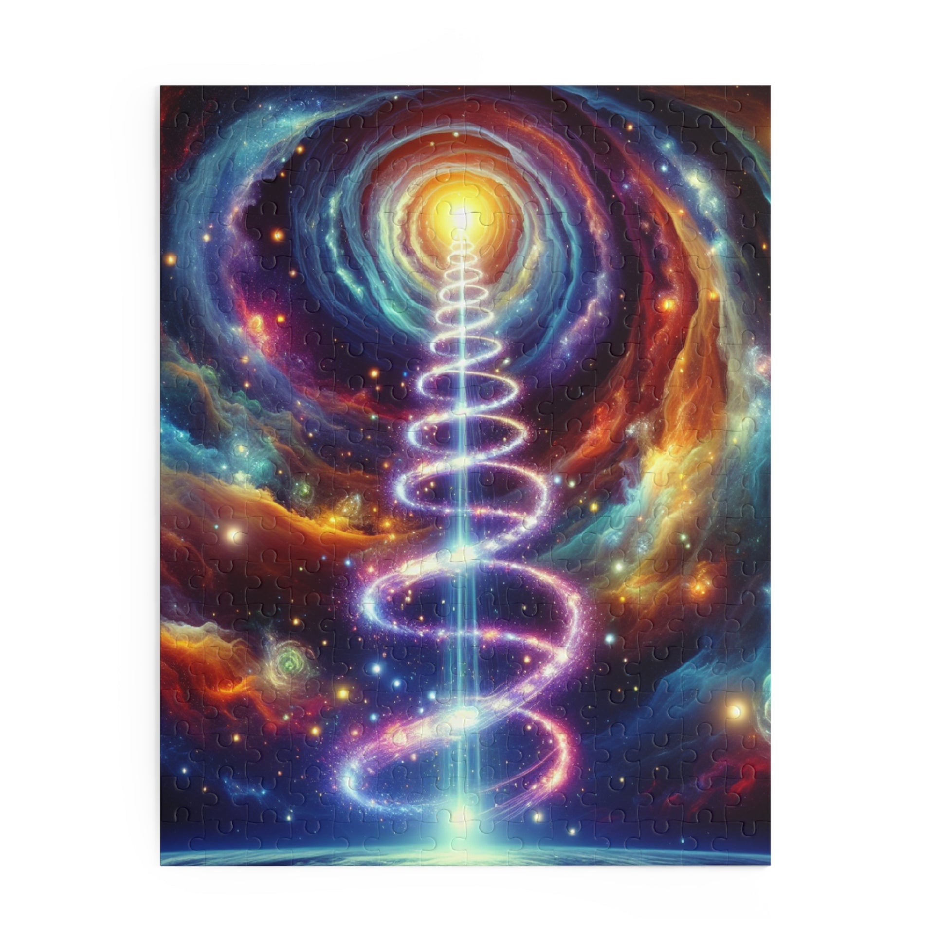 Cosmic Spiral Puzzle | 120, 252, 500-Piece Jigsaw | Perfect Gift for Space Lovers, Family Game Night, Mindful Relaxation