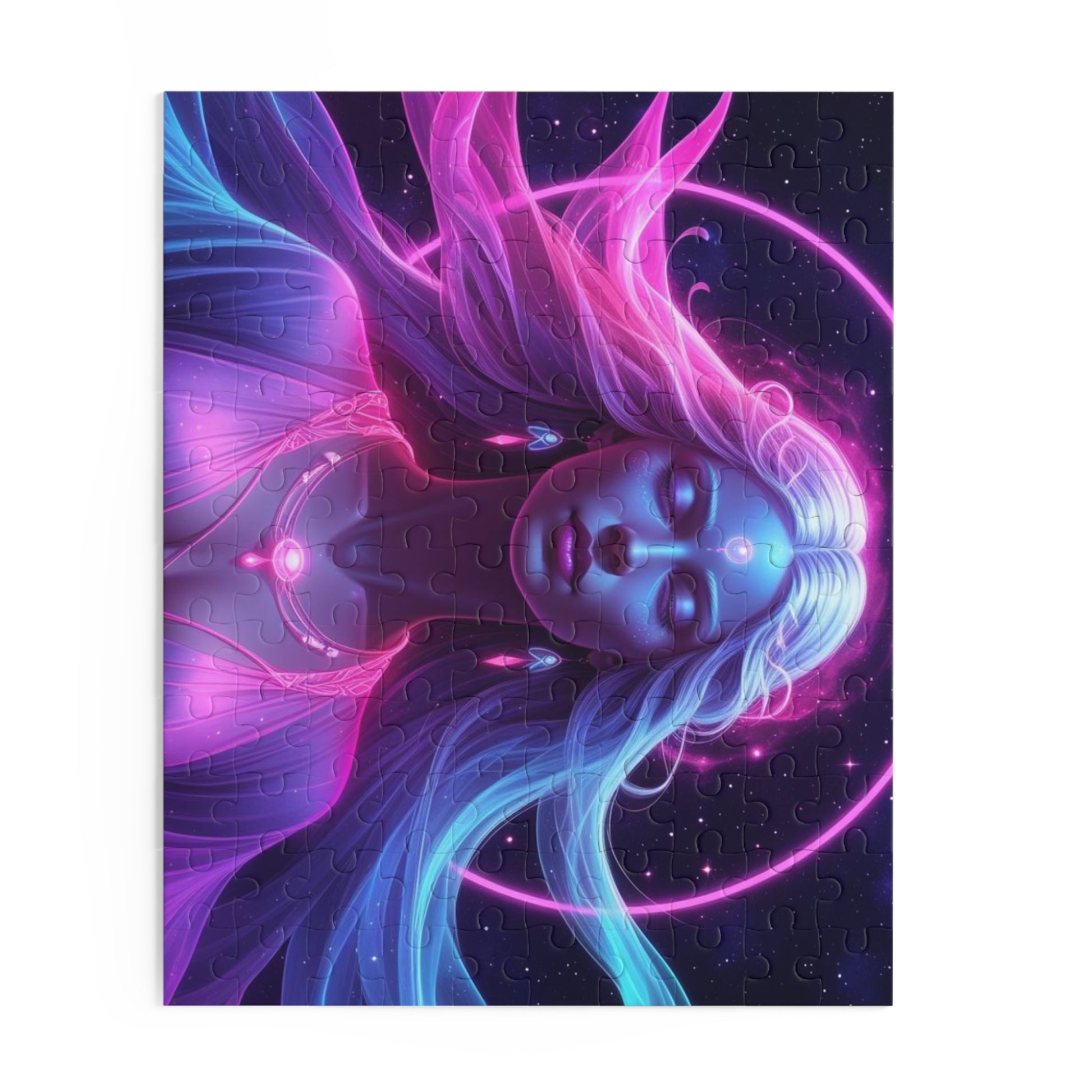 Mystical Goddess Puzzle - 120, 252, 500-Piece | Meditative, Spiritual Decor, Gift for Puzzle Lovers, Mindfulness Activity, Art Enthusiasts