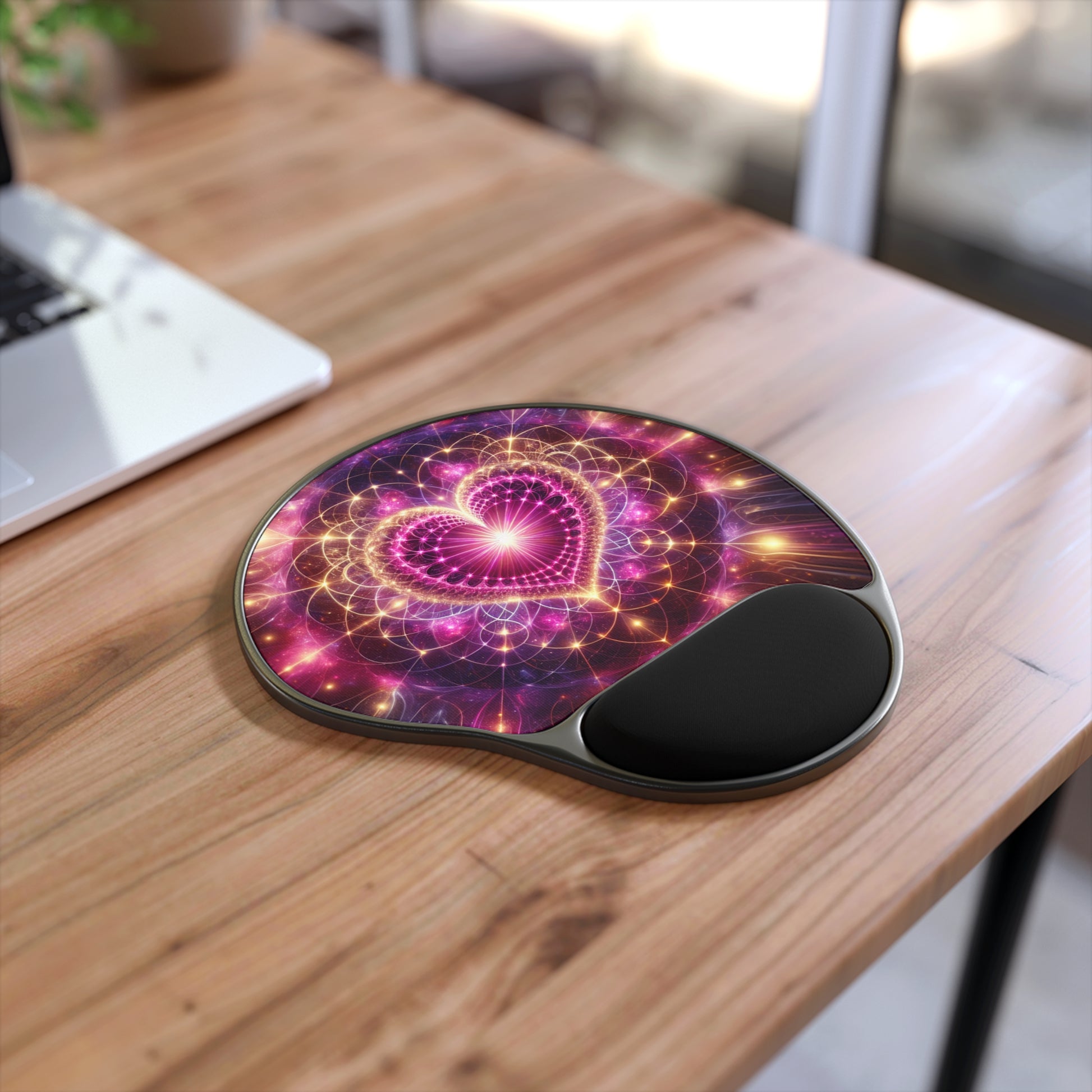 Heart-Themed Ergonomic Mouse Pad with Wrist Support, Perfect Gift for Home Office, Tech Enthusiasts, Valentine's Day, Geek Decor, [...]