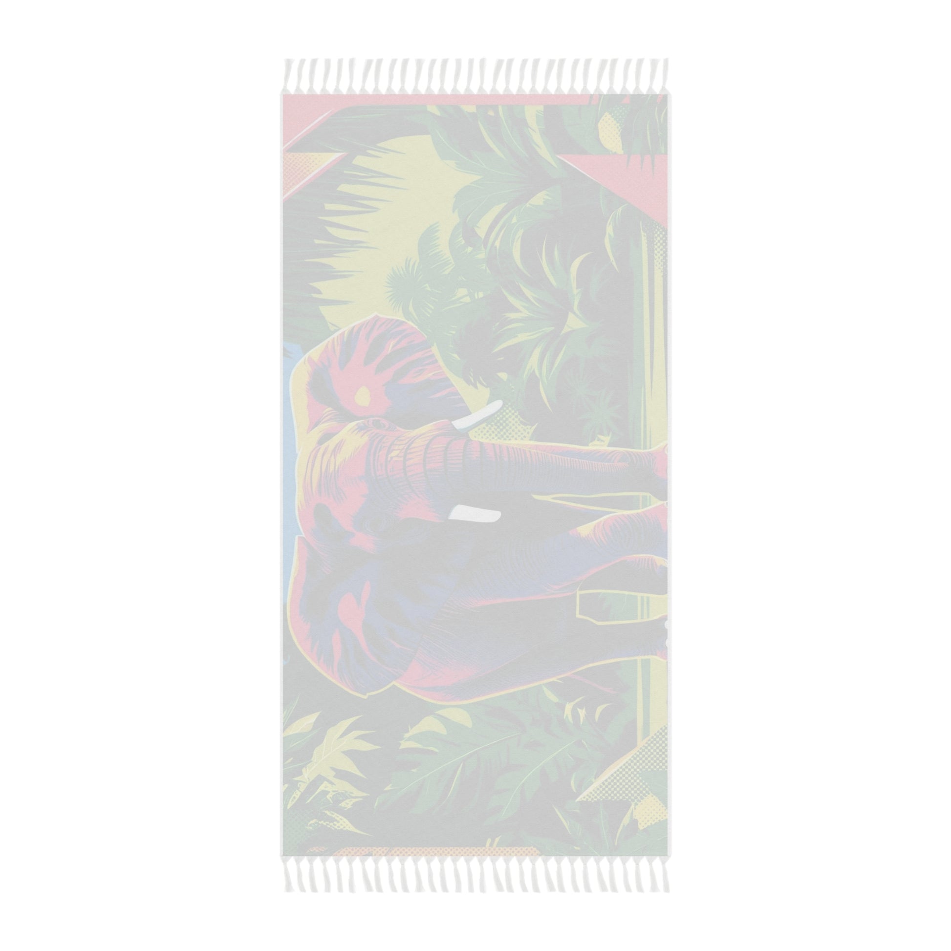 Bohemian Elephant Beach Towel - Vibrant Tropical Print, Perfect for Summer, Travel, Pool Days, Beach Parties, Gifts