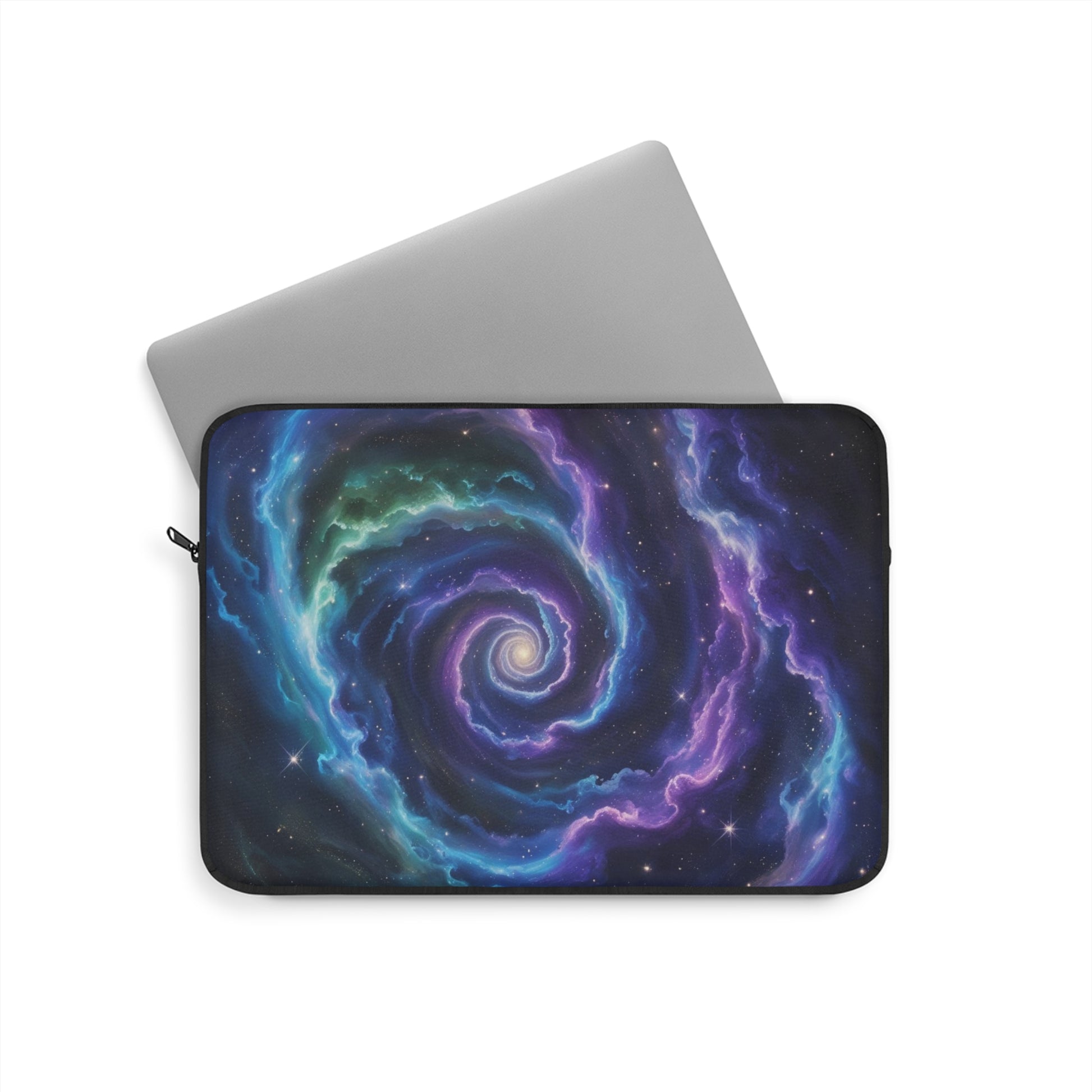 Galactic Swirl Laptop Sleeve - Cosmic Design, Computer Case, Tech Accessory, Gift for Students, Space Lover