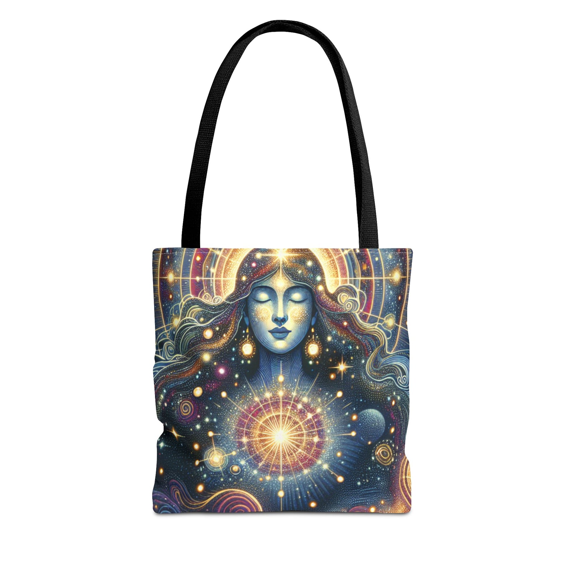 Celestial Goddess Tote Bag | Boho Chic Bag, Astrology Gift, Eco-Friendly Shopping, Mystical Art, Everyday Use