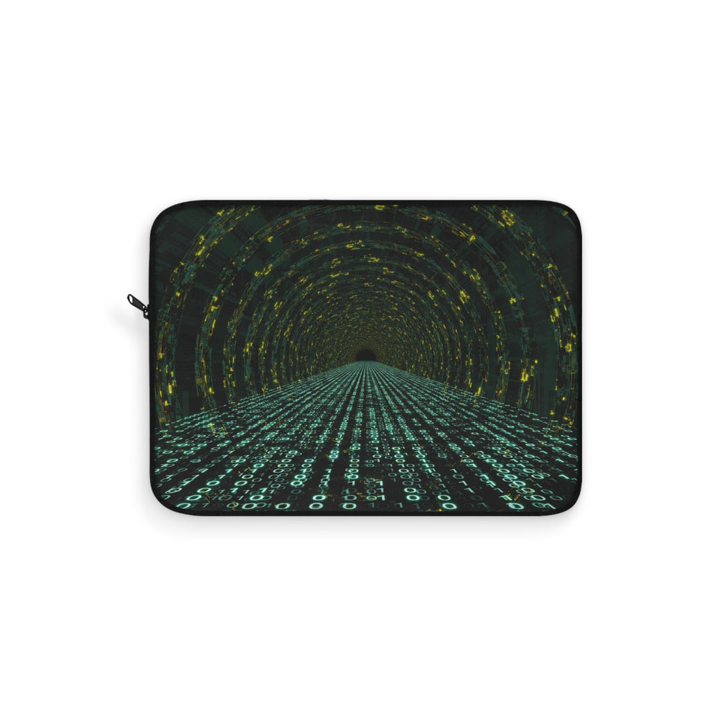 Cyber Tunnel Laptop Sleeve, Tech Accessory for Gamers, Gift for Programmers, Computer Bag, Stylish Protection for Laptops