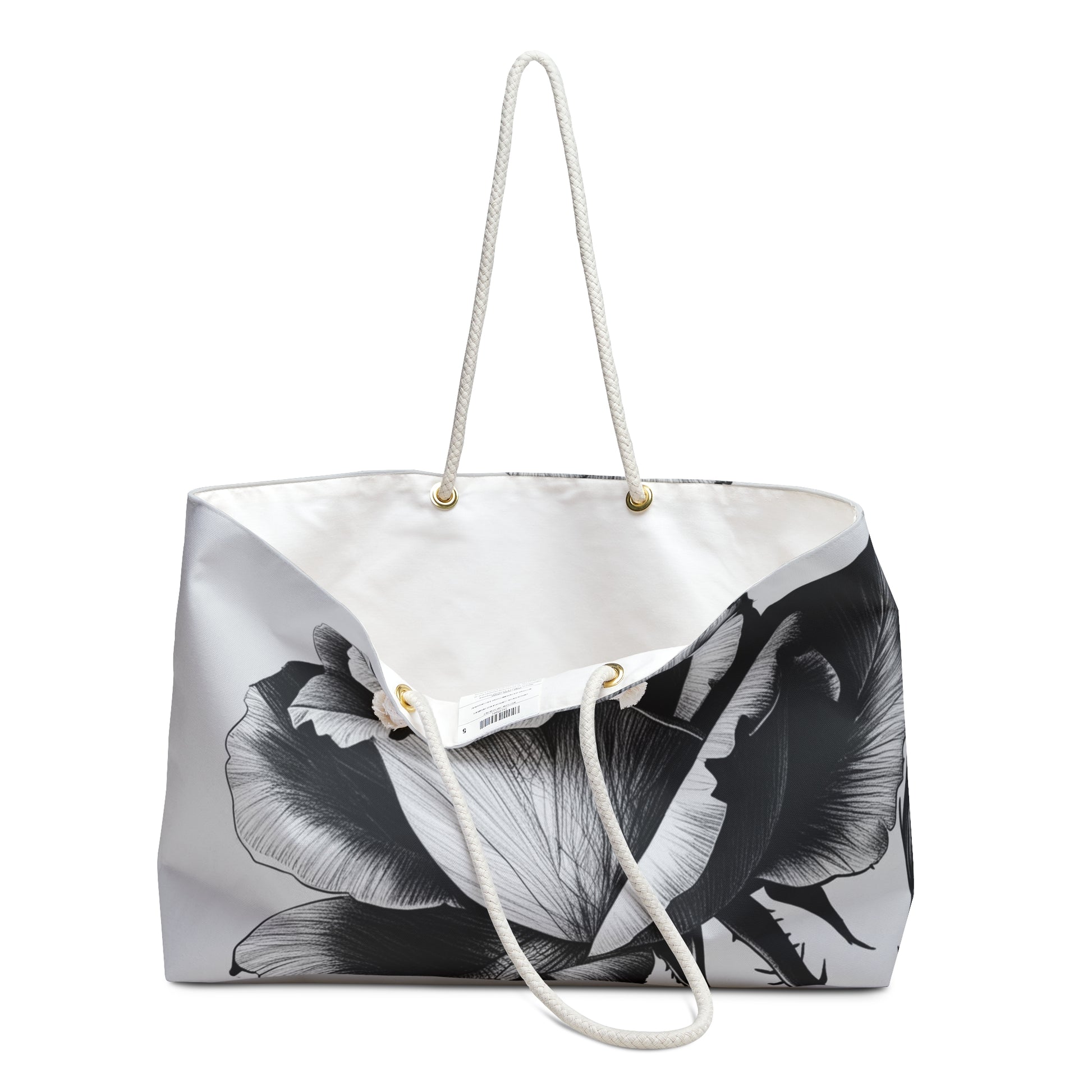 Elegant Rose Weekender Bag, Travel Tote, Beach Bag, Gym Holdall, Floral Carryall for Adventurers, Carryall Carry-On Travel Bag