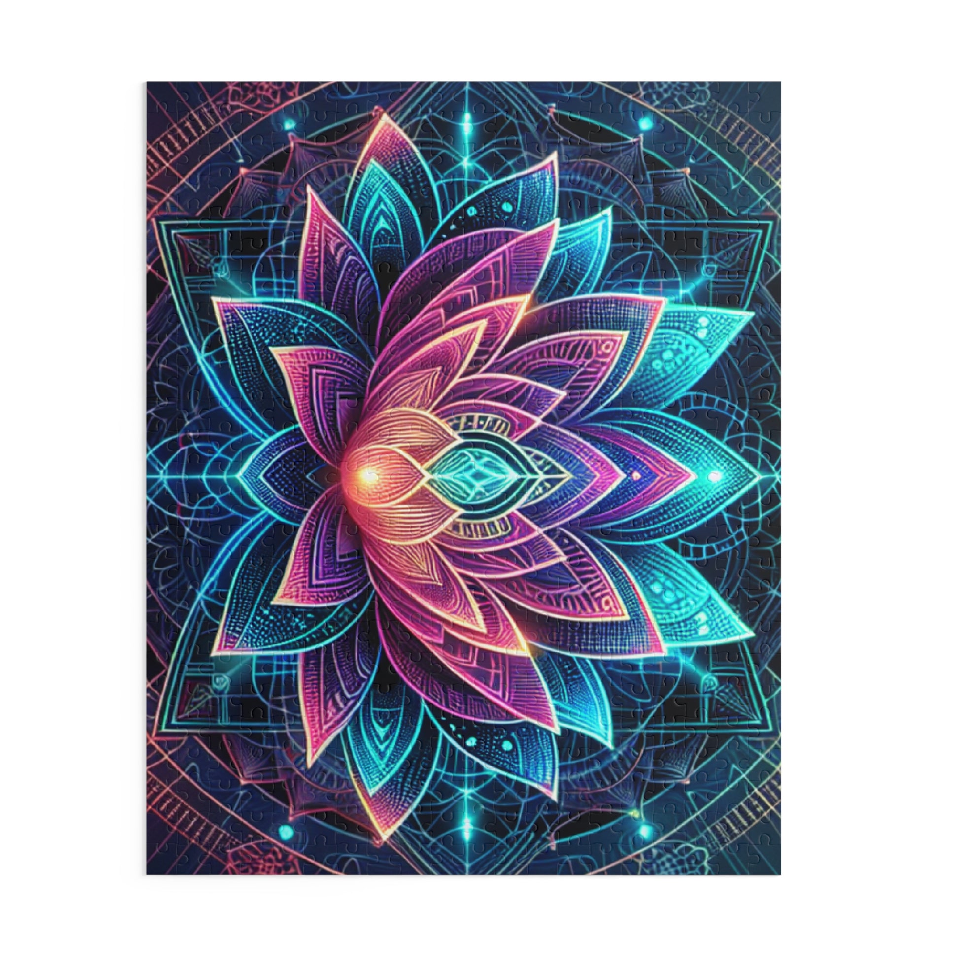 Lotus Flower Puzzle - 120, 252, and 500-Piece Colorful Jigsaw Art, Mindful Entertainment for Relaxation, Perfect Gift for All Ages, [...]