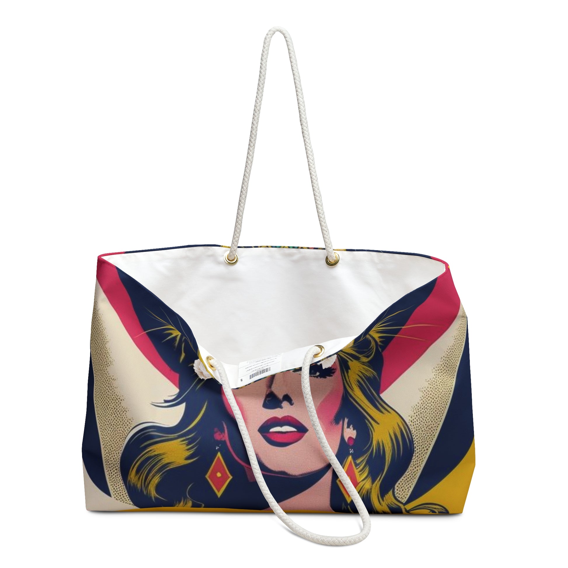 Vintage-Inspired Weekender Bag, Stylish Travel Tote, Boho Chic Weekend Bag, Perfect for Getaways, Ideal for Trips and Adventures
