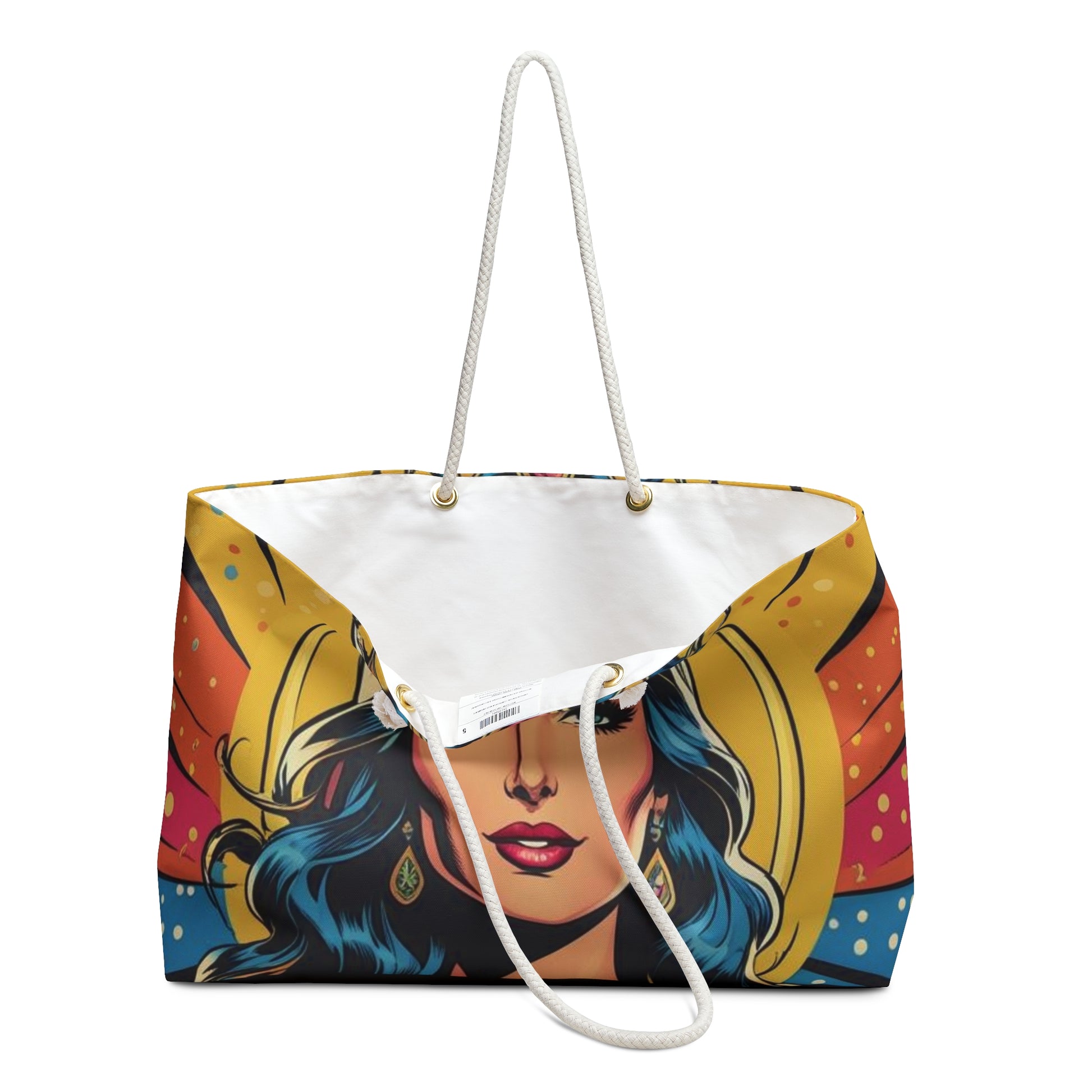 Empowered Queen Weekender Bag, Tote, Travel Bag, Vacation, Gym, Stylish Carryall