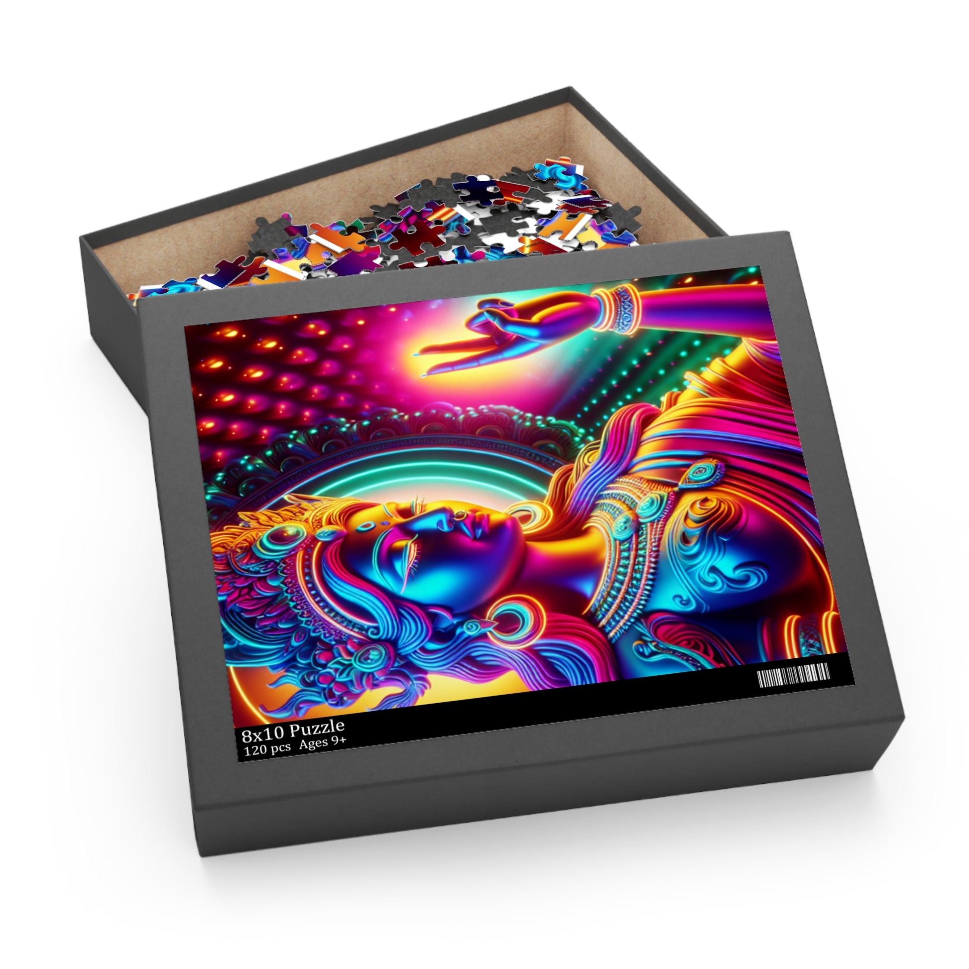 Vibrant Buddha Puzzle Art | 120, 252, 500-Piece | Meditative Home Decor, Mindfulness Gift, Stress Relief Activity, Spiritual Art, [...]