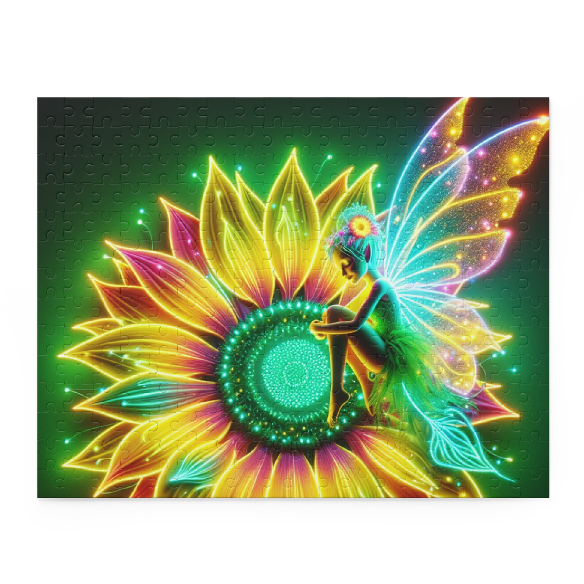 Glow-in-the-Dark Fairy Puzzle | 120, 252, 500-Piece | Vibrant, Magical Decor, Gift for All Ages, Family Fun, Puzzle Night