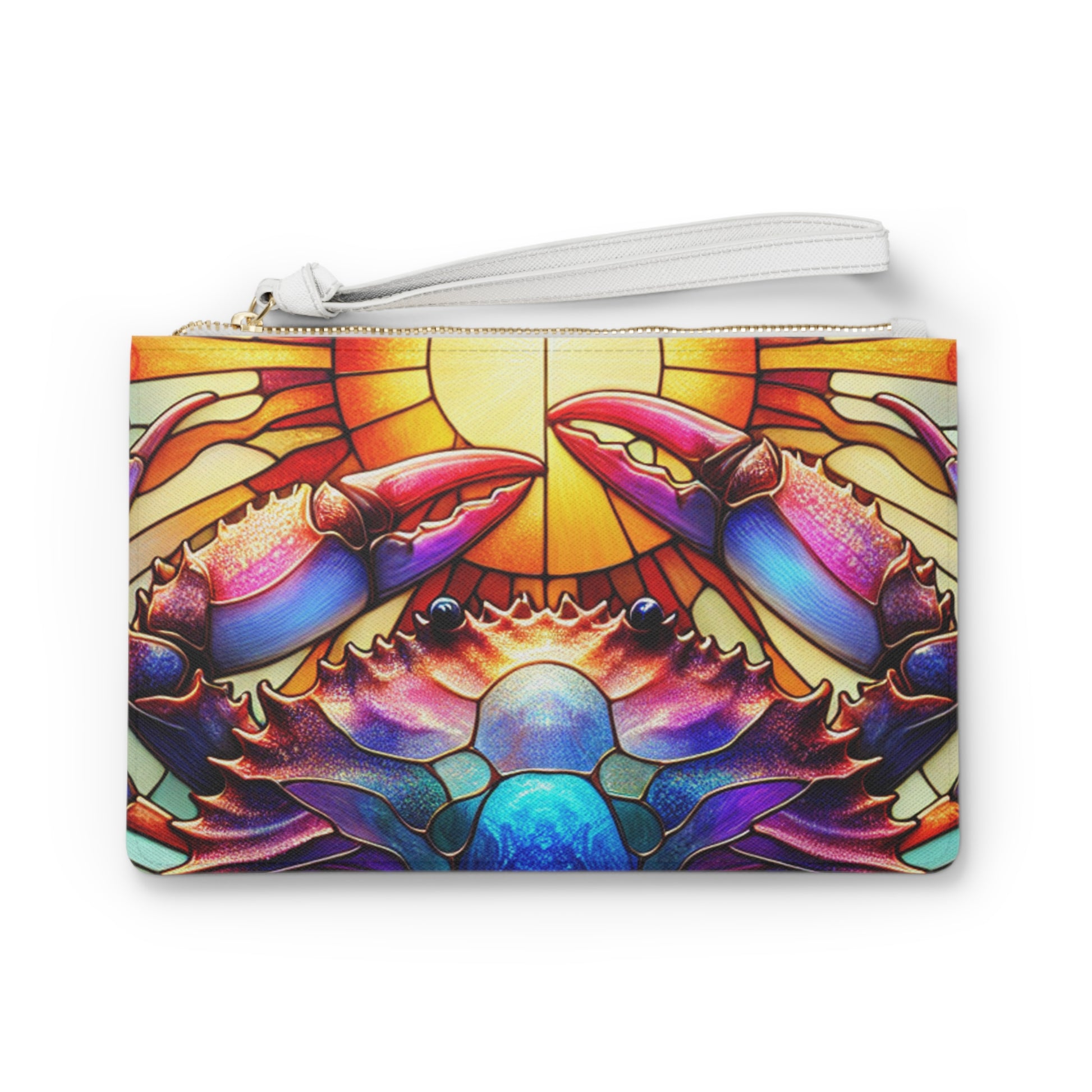 Vibrant Stained Glass Clutch Bag, Boho Accessory, Festival Purse, Unique Gift, Art-Inspired Fashion