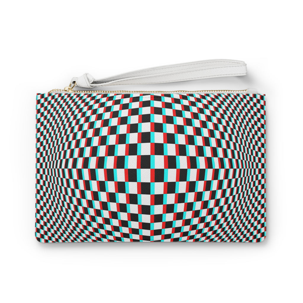 Optical Illusion Clutch Bag | Unique Fashion Accessory for Special Occasions, Gifts, Festivals, Parties, Makeup Organizer