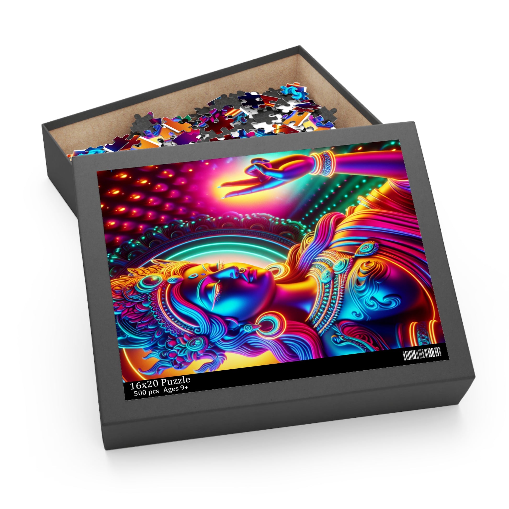 Vibrant Buddha Puzzle Art | 120, 252, 500-Piece | Meditative Home Decor, Mindfulness Gift, Stress Relief Activity, Spiritual Art, [...]