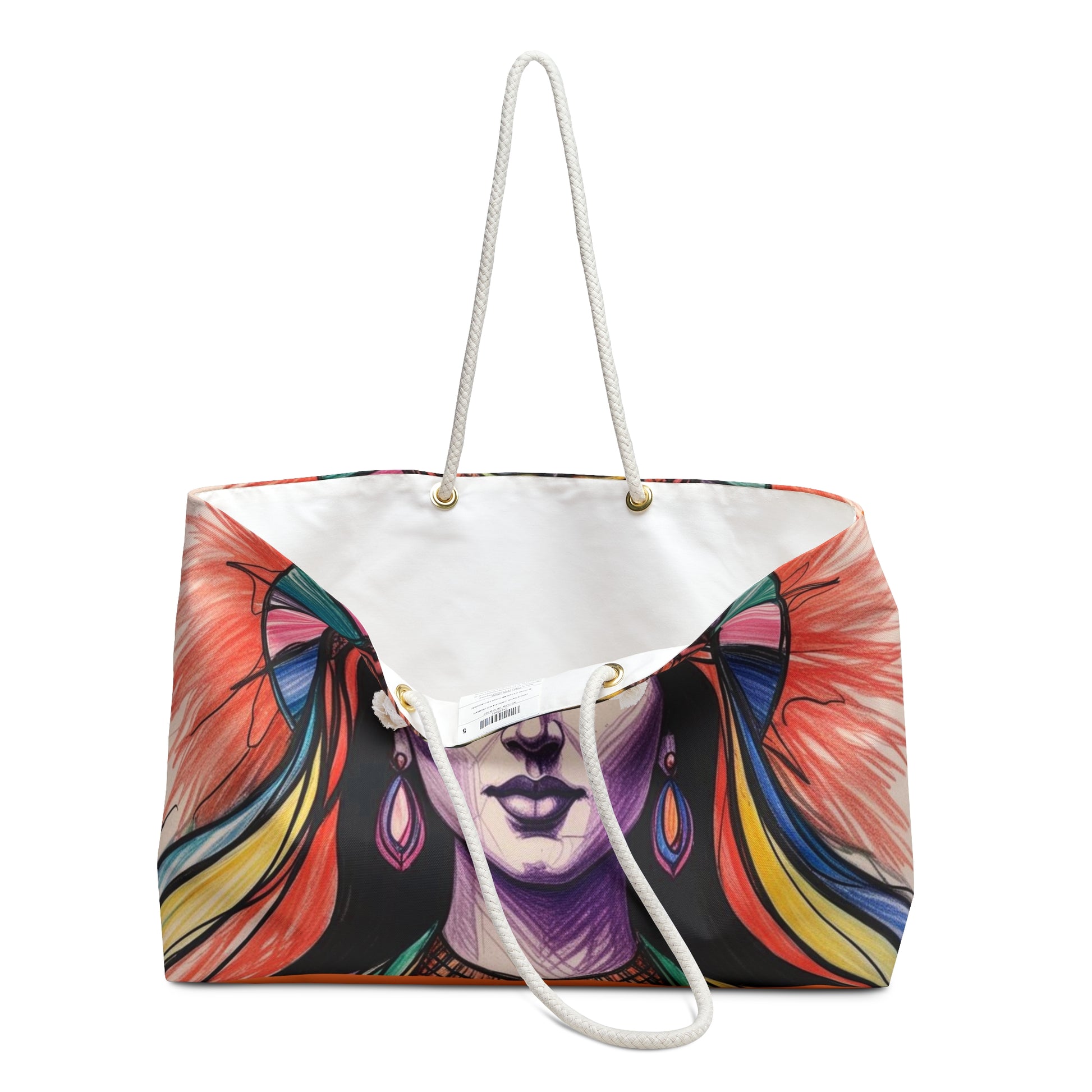 Colorful Goddess Weekend Bag, Bohemian Tote, Yoga Retreat Bag, Beach Essentials, Travel Carryall, Gift for Her
