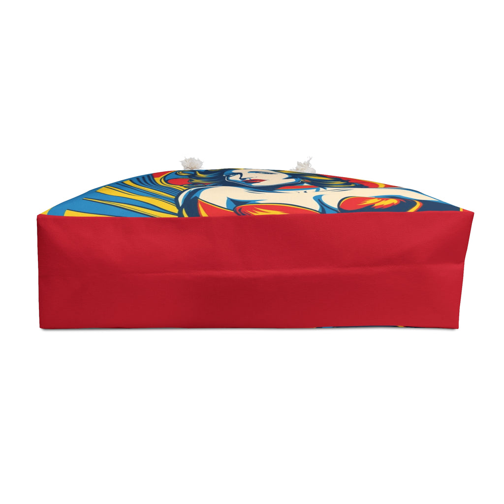 Vibrant Retro Weekender Bag for Adventures, Carryall Carry-On Travel Tote, Beach Bag, Gym Bag, Perfect Stylish Gift for Her
