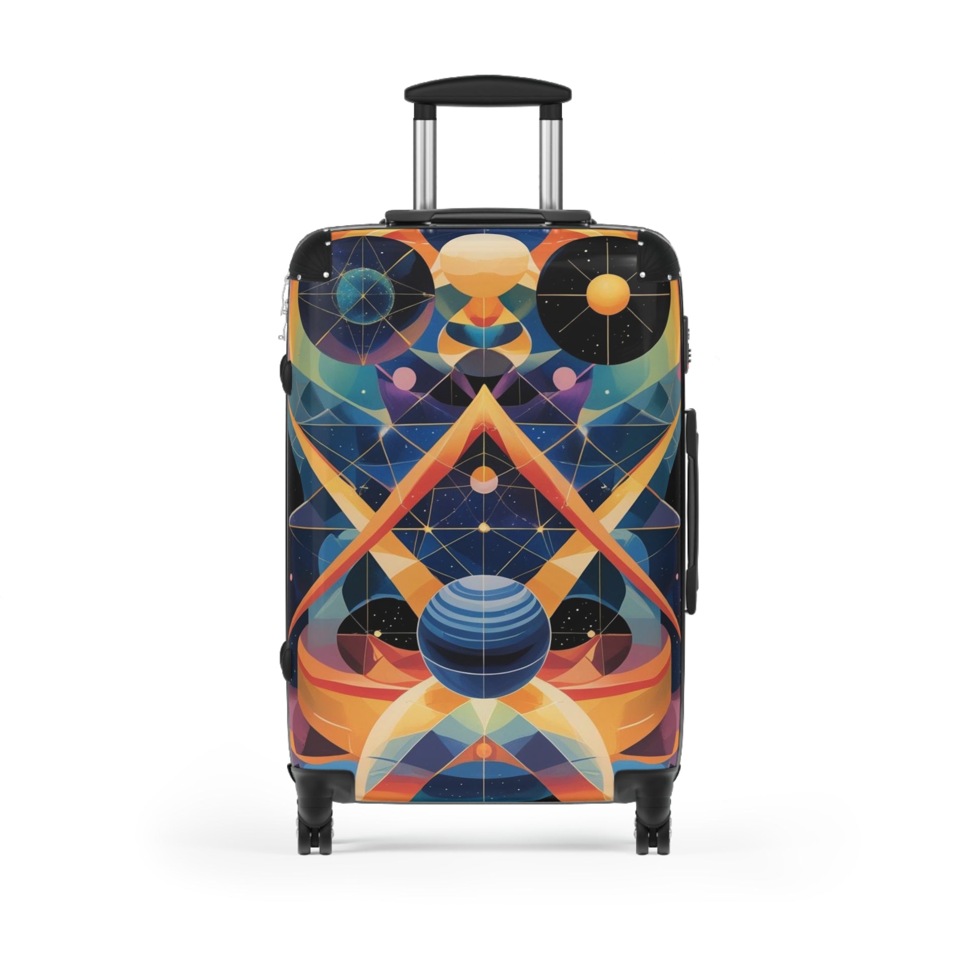 Cosmic Adventure Suitcase | Unique Luggage, Travel Gear, Galactic Patterns, Space Travel Bag, Astronaut Gift