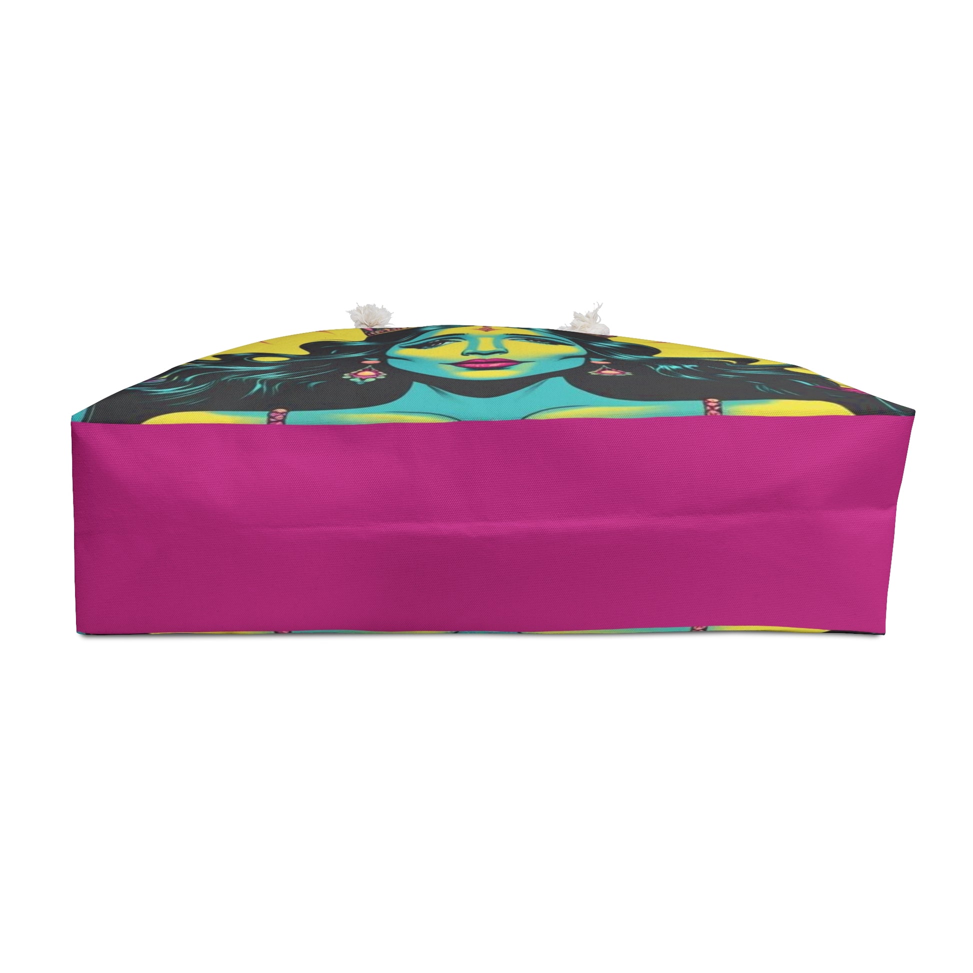 Vibrant Queen Weekender Bag for Travel, Boho Tote Bag, Beach Bag, Gym Bag, Weekender Tote, Gift for Her, Colorful Travel Bag