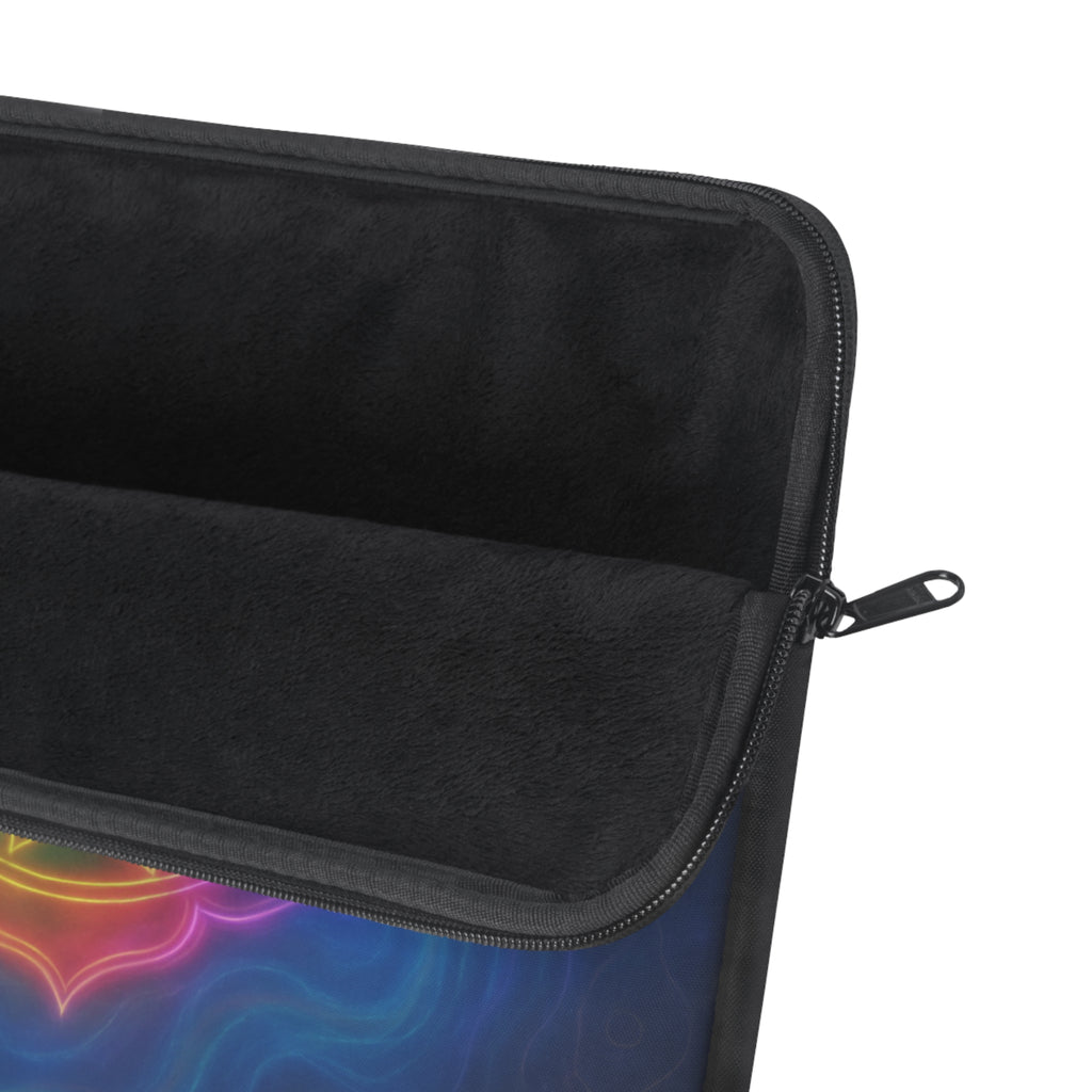 Mystic Tech Vibe for the Starseeds and Atlanteans Laptop Sleeve, Boho Tech Case, Rainbow Laptop Bag, Unique Gift for Students, Vibrant Computer Sleeves