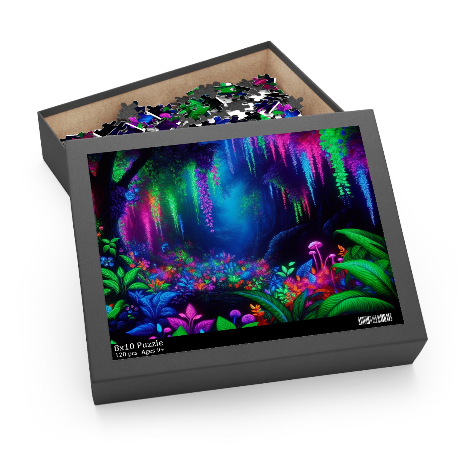 Colorful Nature Puzzle for Relaxation - 120, 252, 500 Pieces, Vibrant Landscape Art, Family Fun, Gift for Nature Lovers