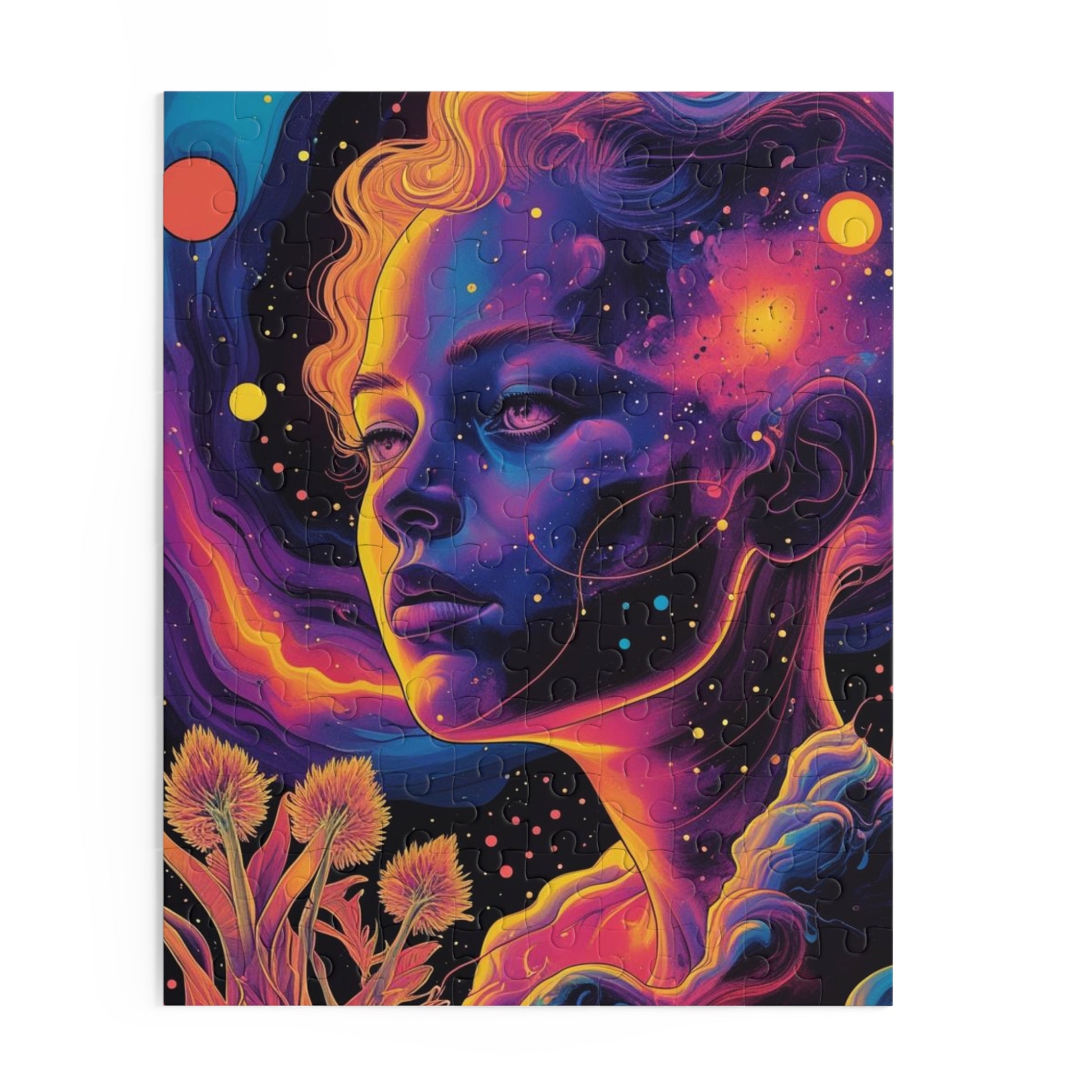 Galactic Dreamer Puzzle | Colorful Cosmic Artwork | 120, 252, 500-Piece Puzzle | Relaxing Decor | Starry Night | Puzzle Lovers Gift | [...]