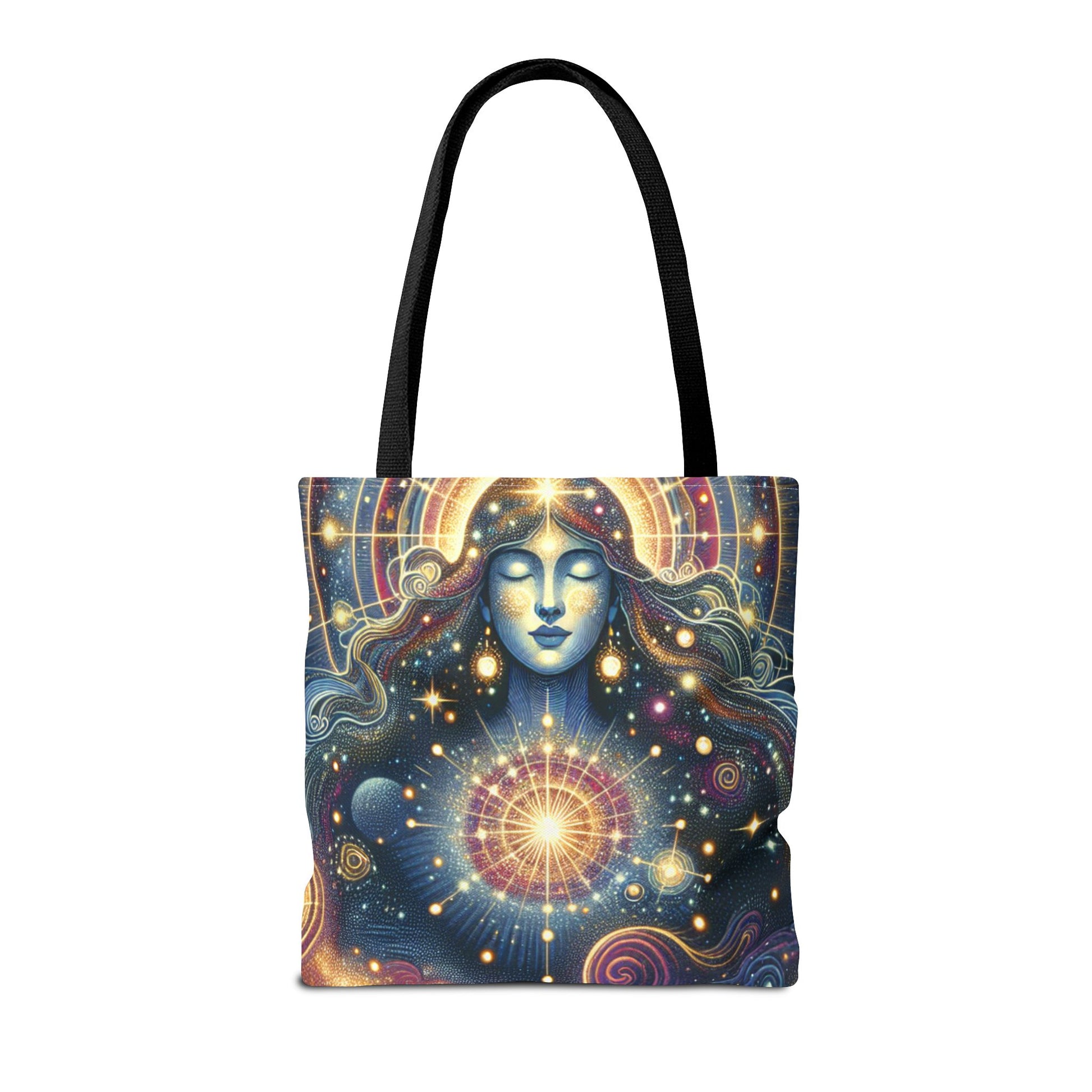 Celestial Goddess Tote Bag | Boho Chic Bag, Astrology Gift, Eco-Friendly Shopping, Mystical Art, Everyday Use