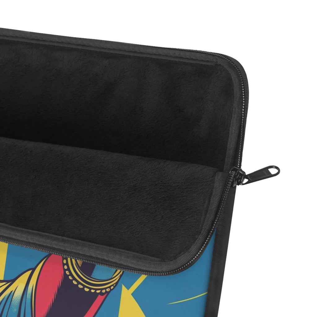 Empowered Peace Laptop Sleeve | Bohemian Tech Case, Artistic Computer Bag, Women's Gift, Vibrant Sleeve, Stylish Protector
