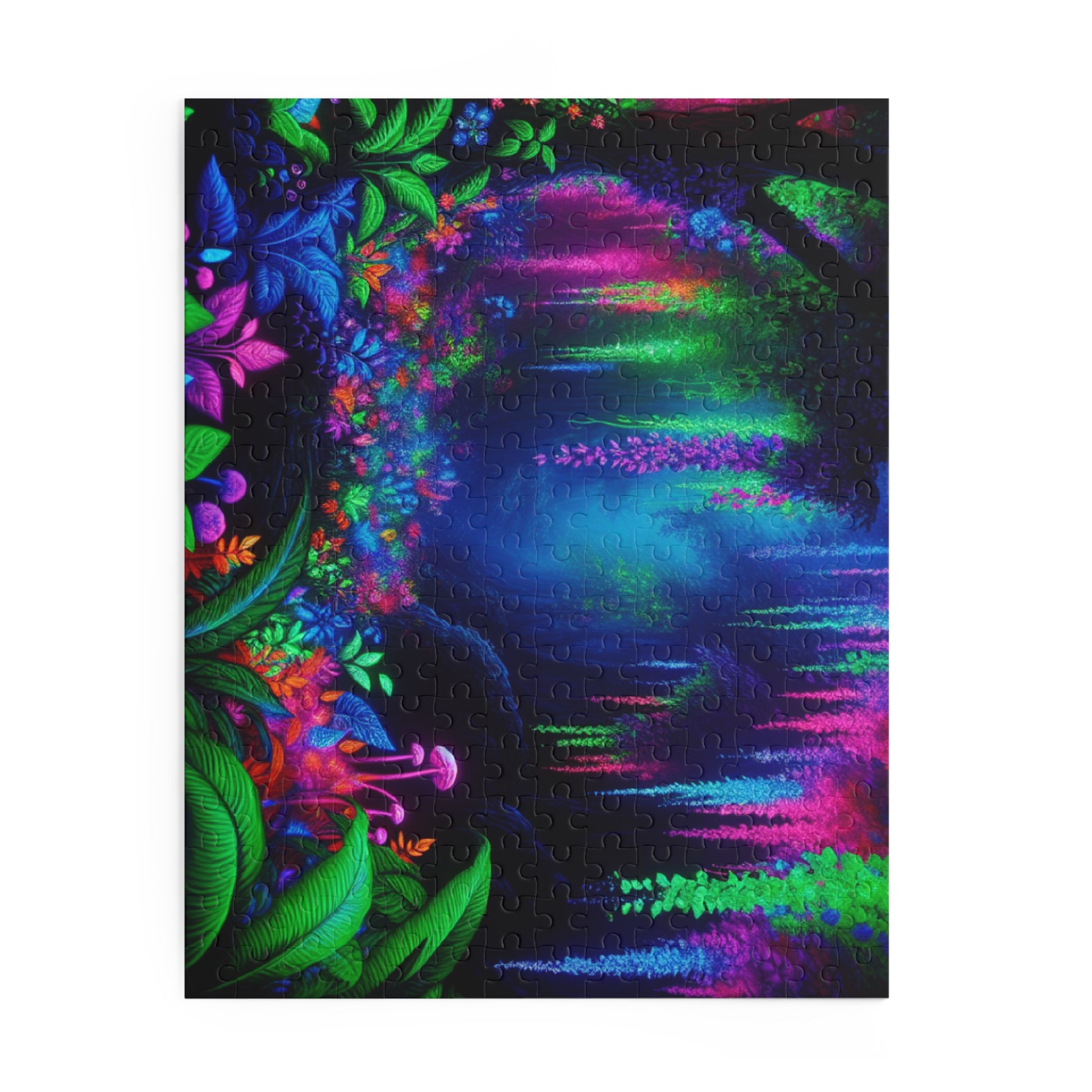 Colorful Nature Puzzle for Relaxation - 120, 252, 500 Pieces, Vibrant Landscape Art, Family Fun, Gift for Nature Lovers