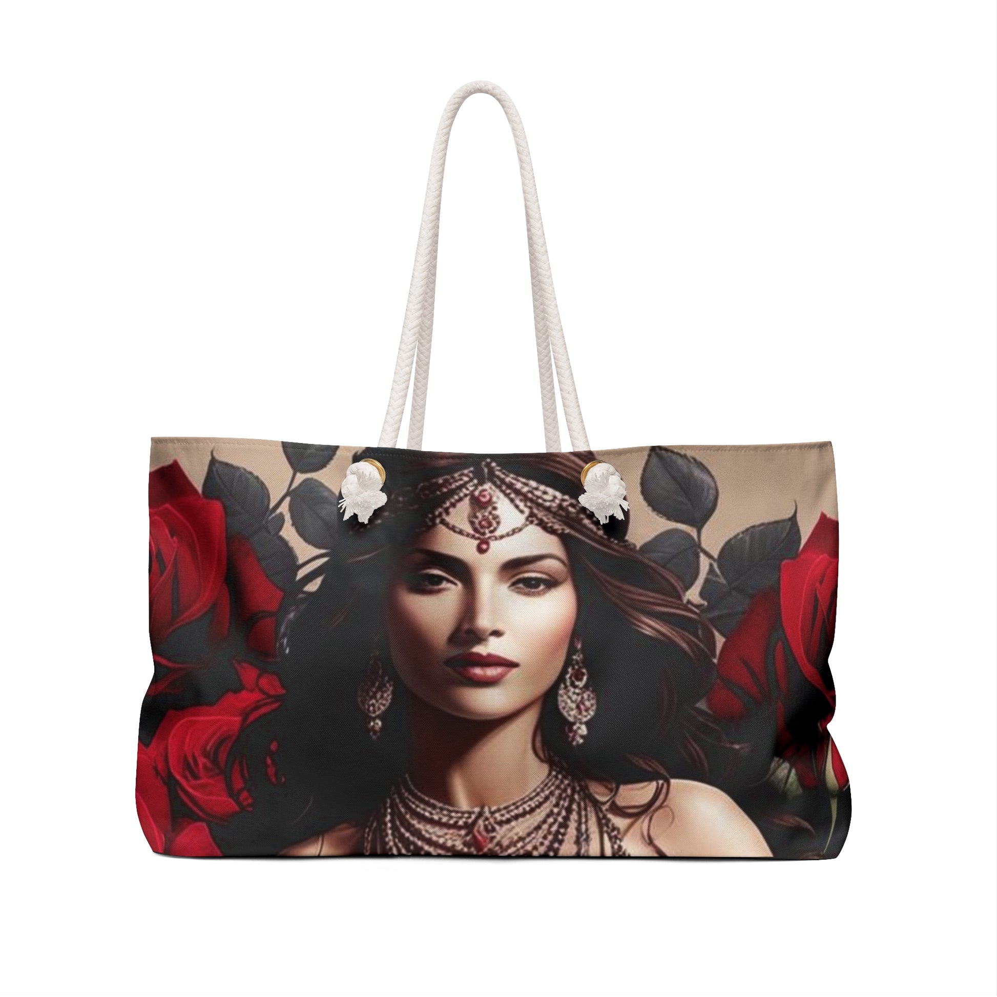 Bohemian Floral Weekender Bag, Travel Tote, Overnight Bag, Stylish Carry-On, Gift for Her, Weekend Getaway Essentials