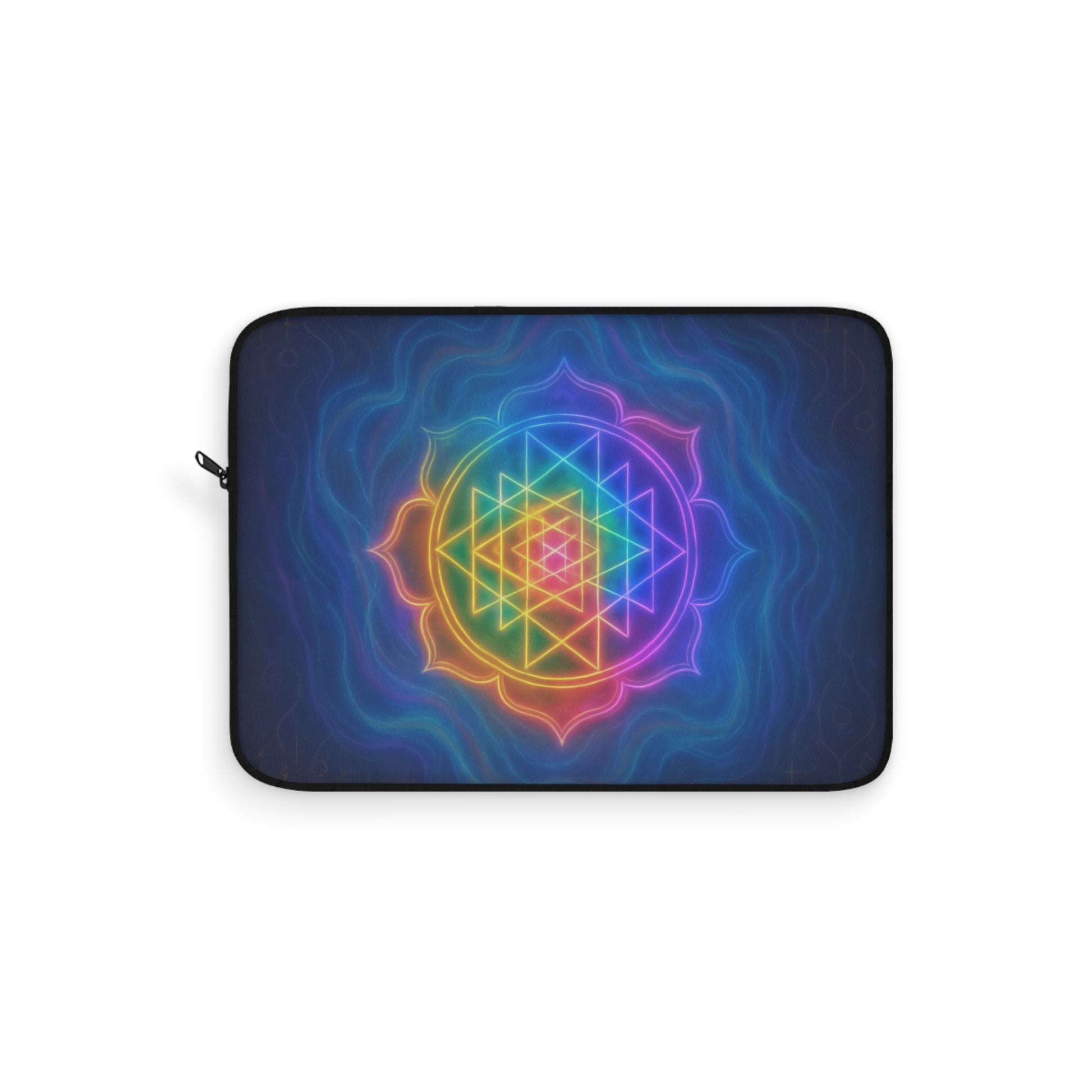 Mystic Tech Vibe for the Starseeds and Atlanteans Laptop Sleeve, Boho Tech Case, Rainbow Laptop Bag, Unique Gift for Students, Vibrant Computer Sleeves