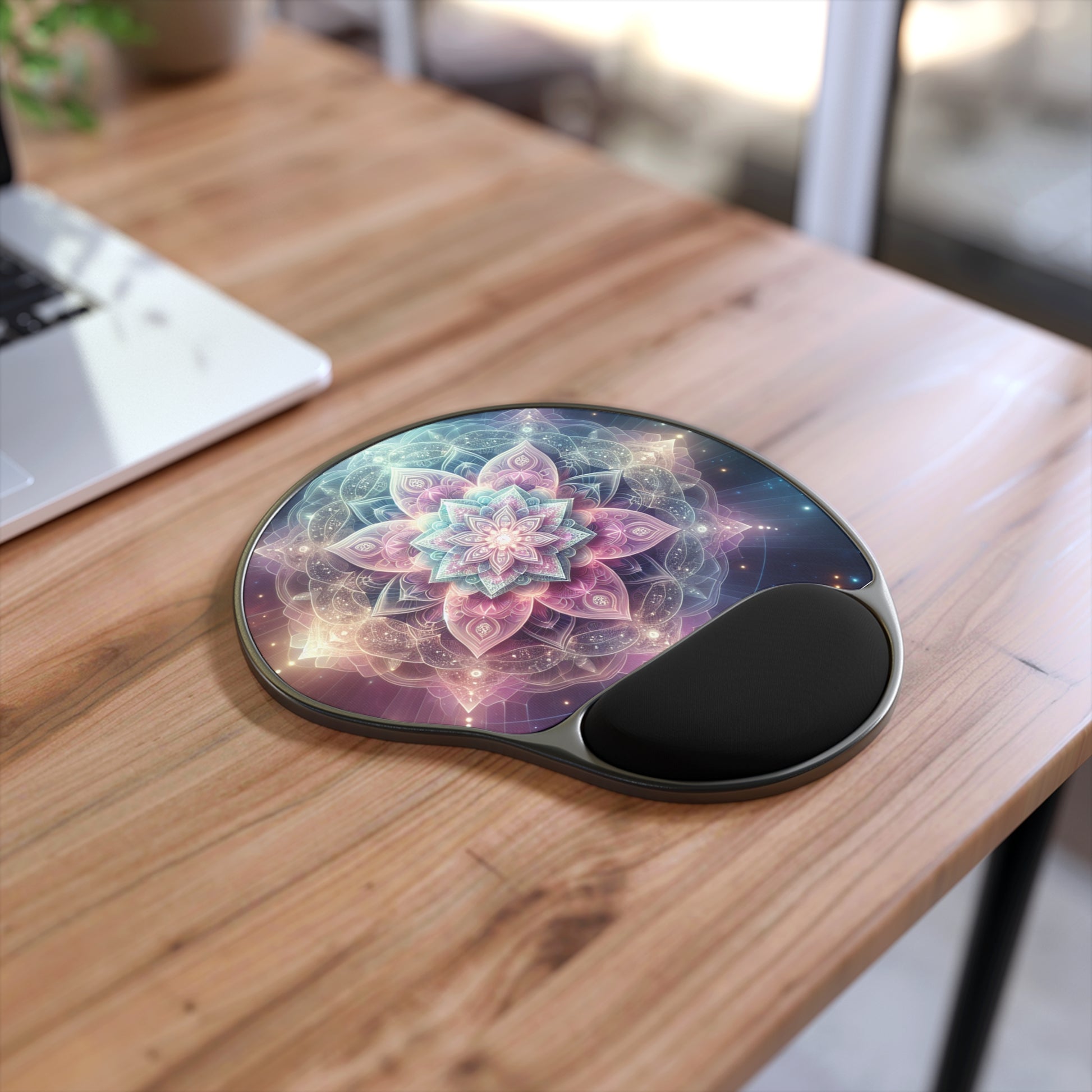 Elegant Mandala Mouse Pad with Wrist Rest, Ergonomic Office Desk Accessory, Colorful Computer Mat, Perfect Gift for Creatives, [...]