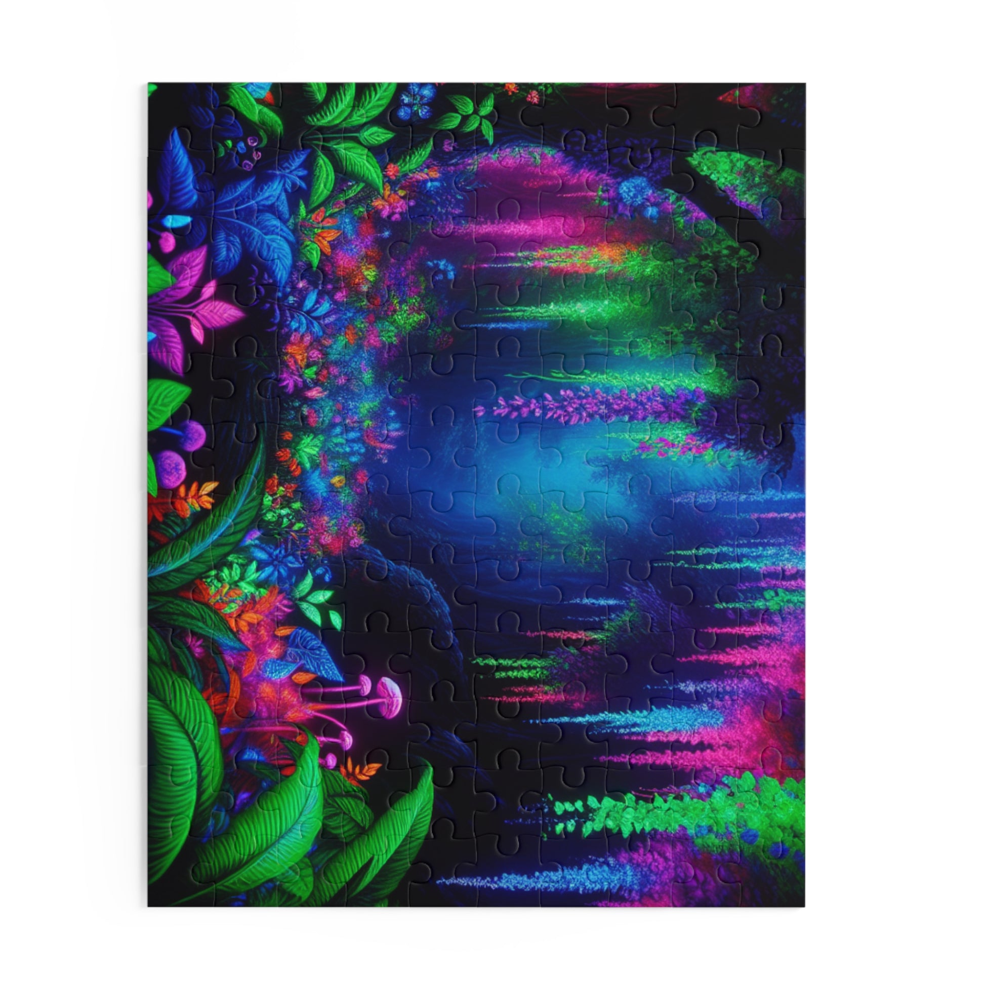 Colorful Nature Puzzle for Relaxation - 120, 252, 500 Pieces, Vibrant Landscape Art, Family Fun, Gift for Nature Lovers