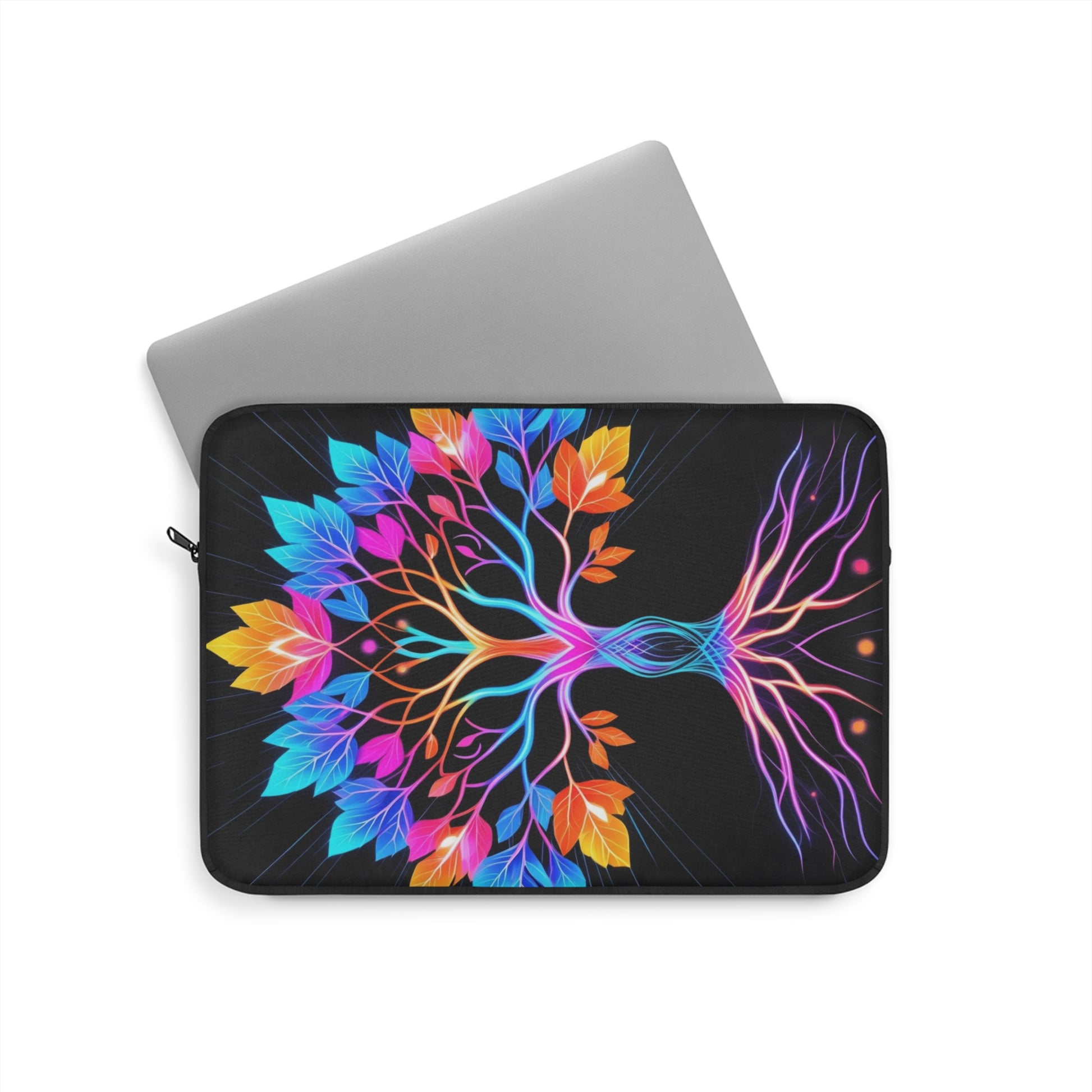 Colorful Tree of Life Laptop Sleeve, Vibrant Laptop Case, Computer Sleeve, Gift for Students, Tech Accessories