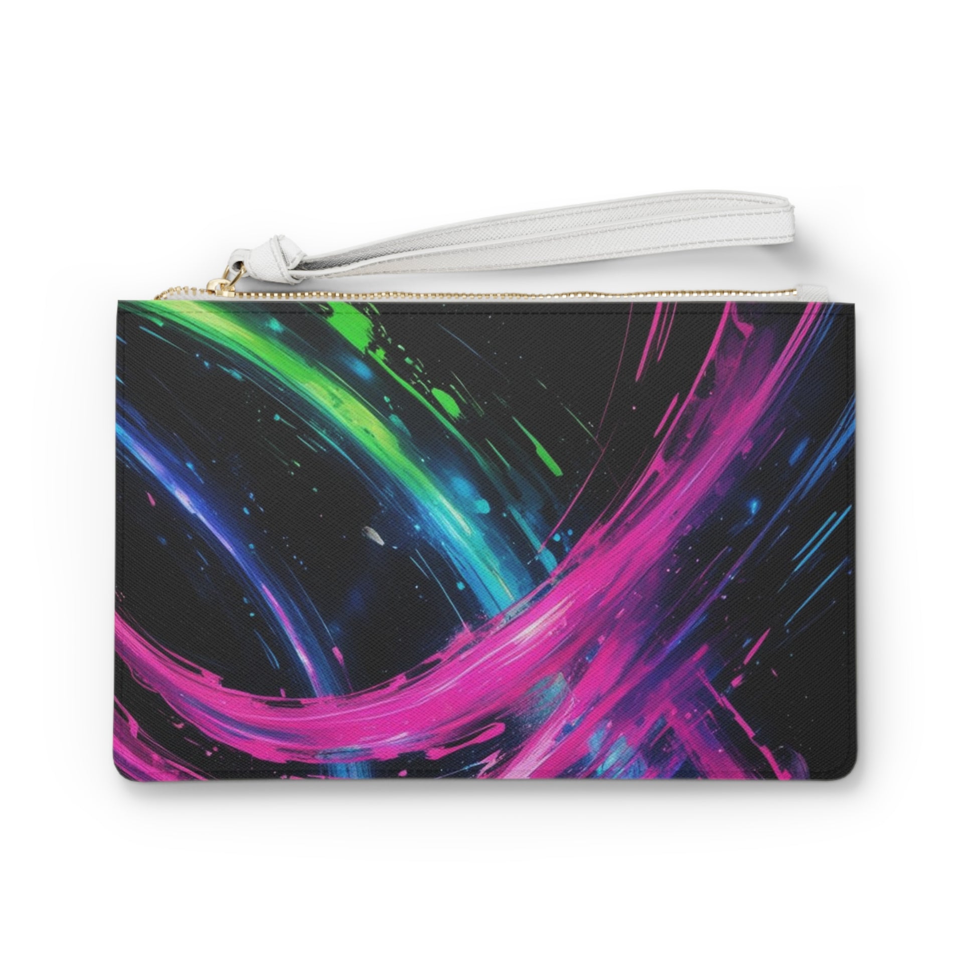 Vibrant Art Clutch Bag | Colorful Cosmetic Pouch, Handbag, Wristlet, Fun Fashion Accessory, Gift for Her