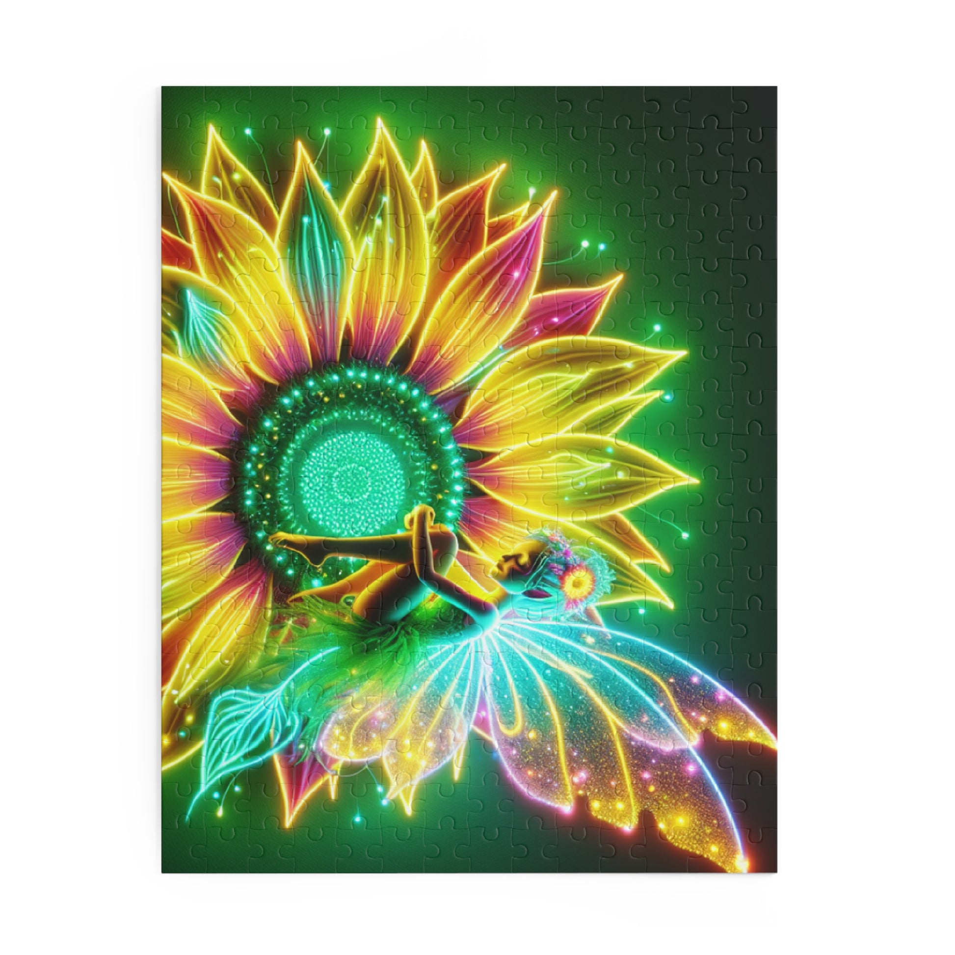 Glow-in-the-Dark Fairy Puzzle | 120, 252, 500-Piece | Vibrant, Magical Decor, Gift for All Ages, Family Fun, Puzzle Night