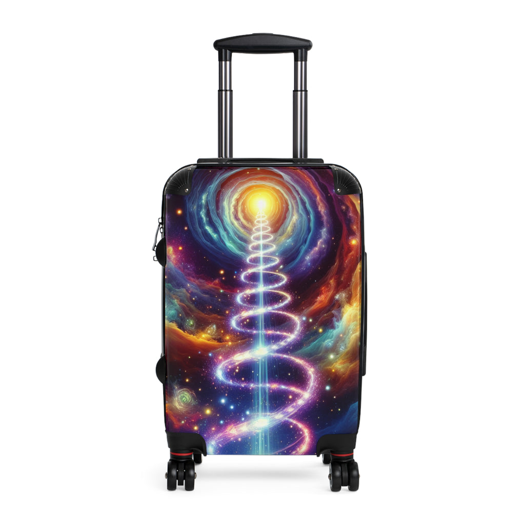 Cosmic Travel Suitcase - Stylish Luggage for Adventurers, Astral Design, Vacation Essential, Perfect Gift for Travelers, Unique Carry-On