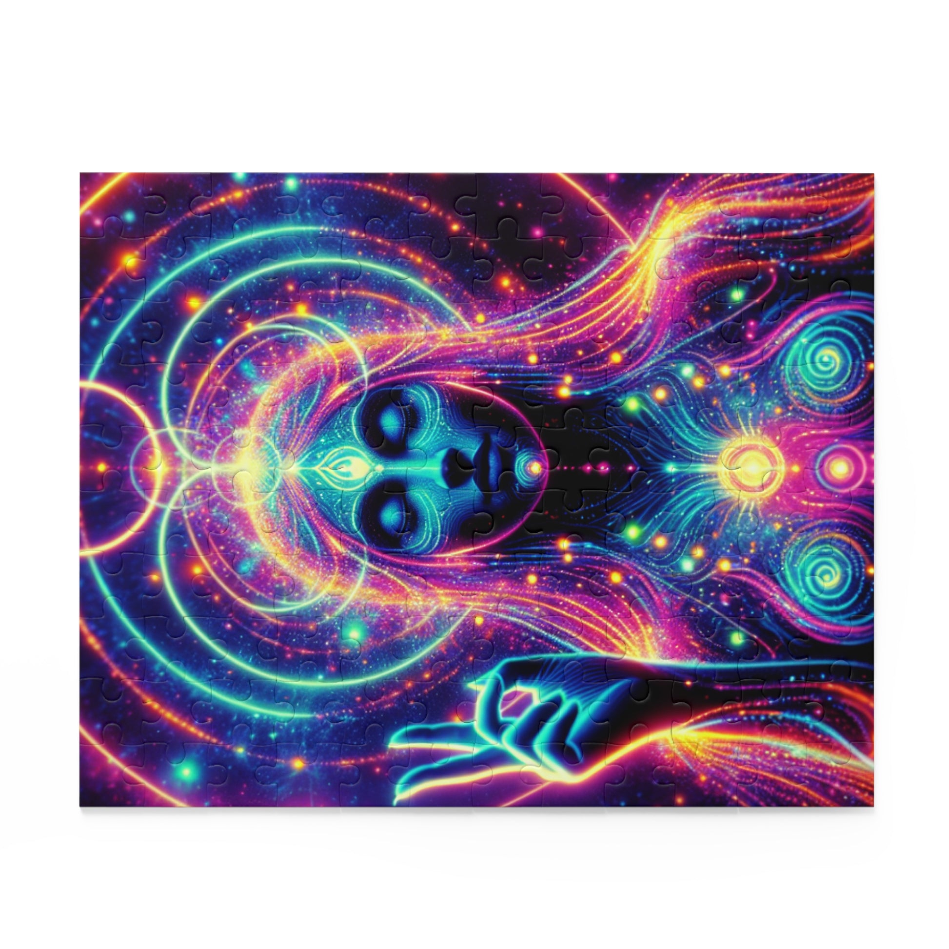 Neon Cosmic Puzzle – Mindful Meditation Art, Mystical 500-Piece Jigsaw, Colorful Puzzle for Relaxation, Gift for Spiritual Seekers, [...]