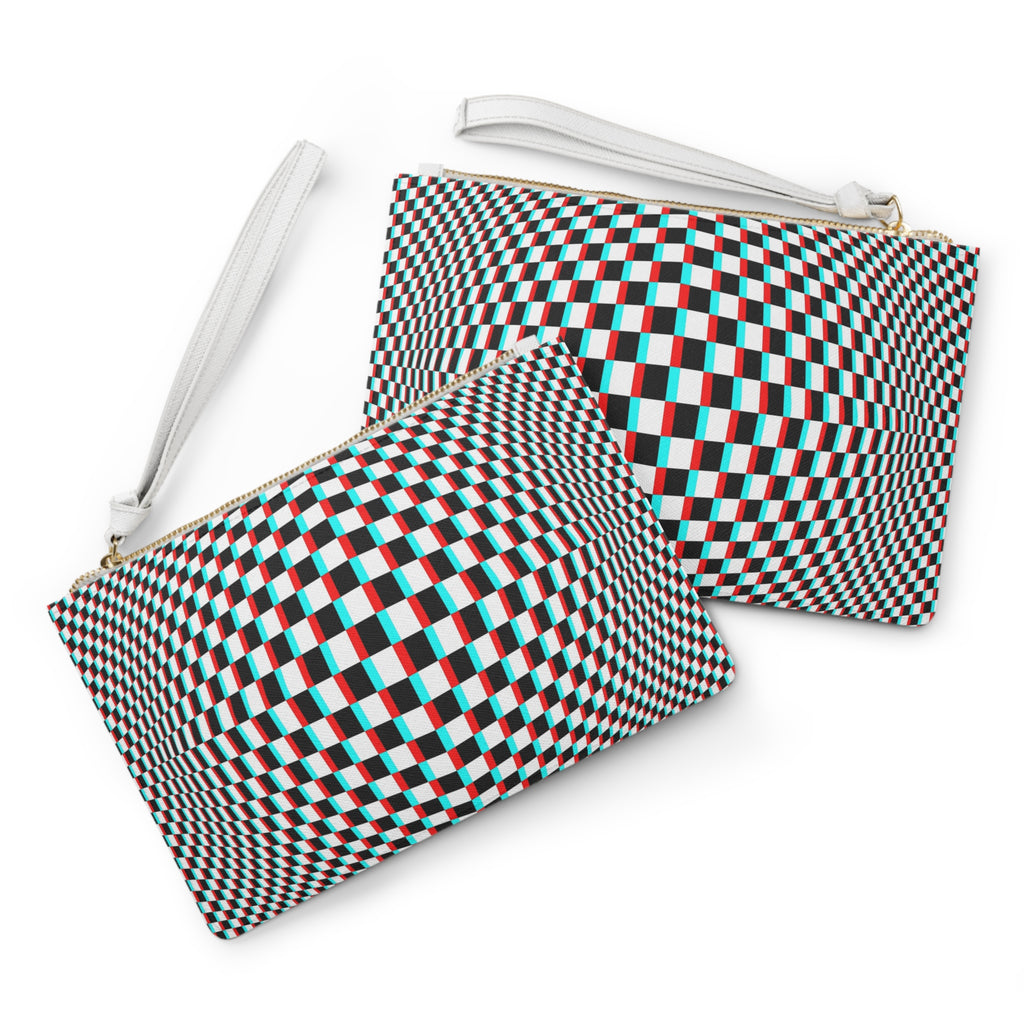 Optical Illusion Clutch Bag | Unique Fashion Accessory for Special Occasions, Gifts, Festivals, Parties, Makeup Organizer