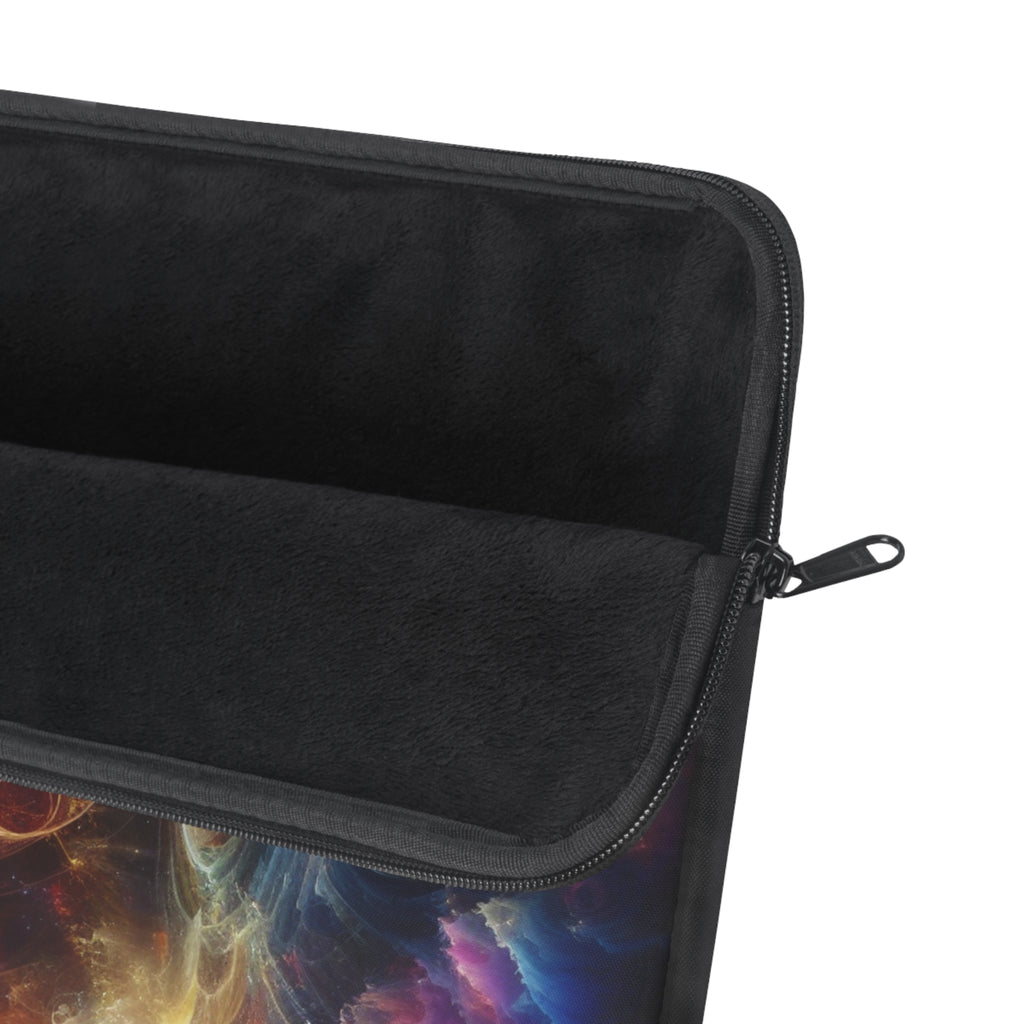 Cosmic Colorful Laptop Sleeve, Galaxy Print Electronics Case, Space Lover Gift, Artistic Laptop Bag, Modern Tech Accessory