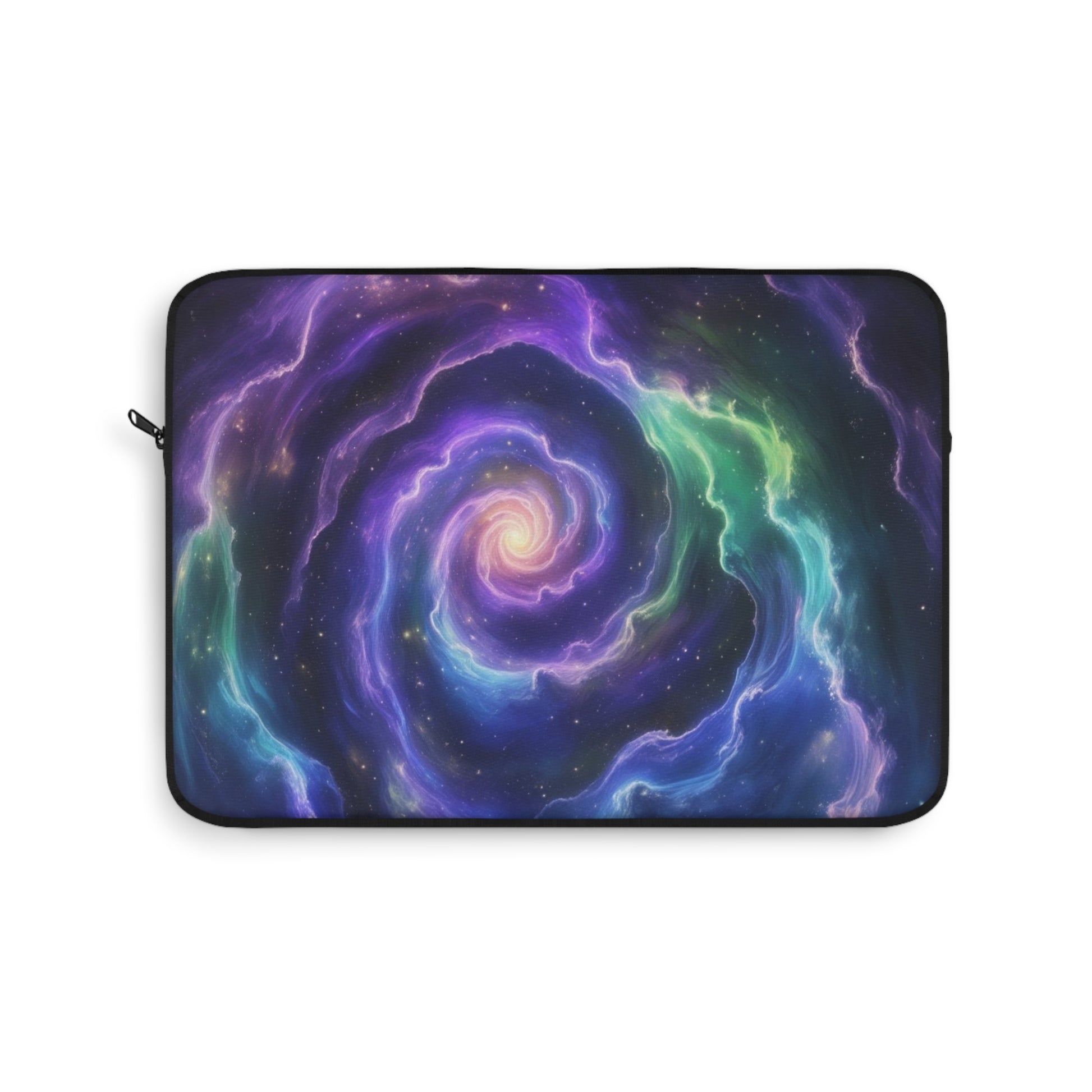 Galaxy Swirl Laptop Sleeve, Cosmic Computer Case, Galaxy Design Sleeve, Unique Tech Accessory, Starry Sky Laptop Bag