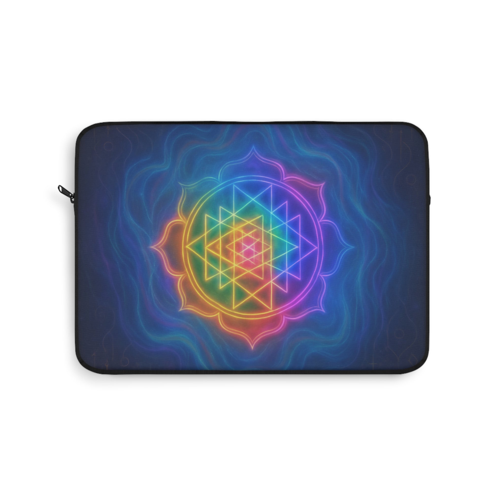 Mystic Tech Vibe for the Starseeds and Atlanteans Laptop Sleeve, Boho Tech Case, Rainbow Laptop Bag, Unique Gift for Students, Vibrant Computer Sleeves