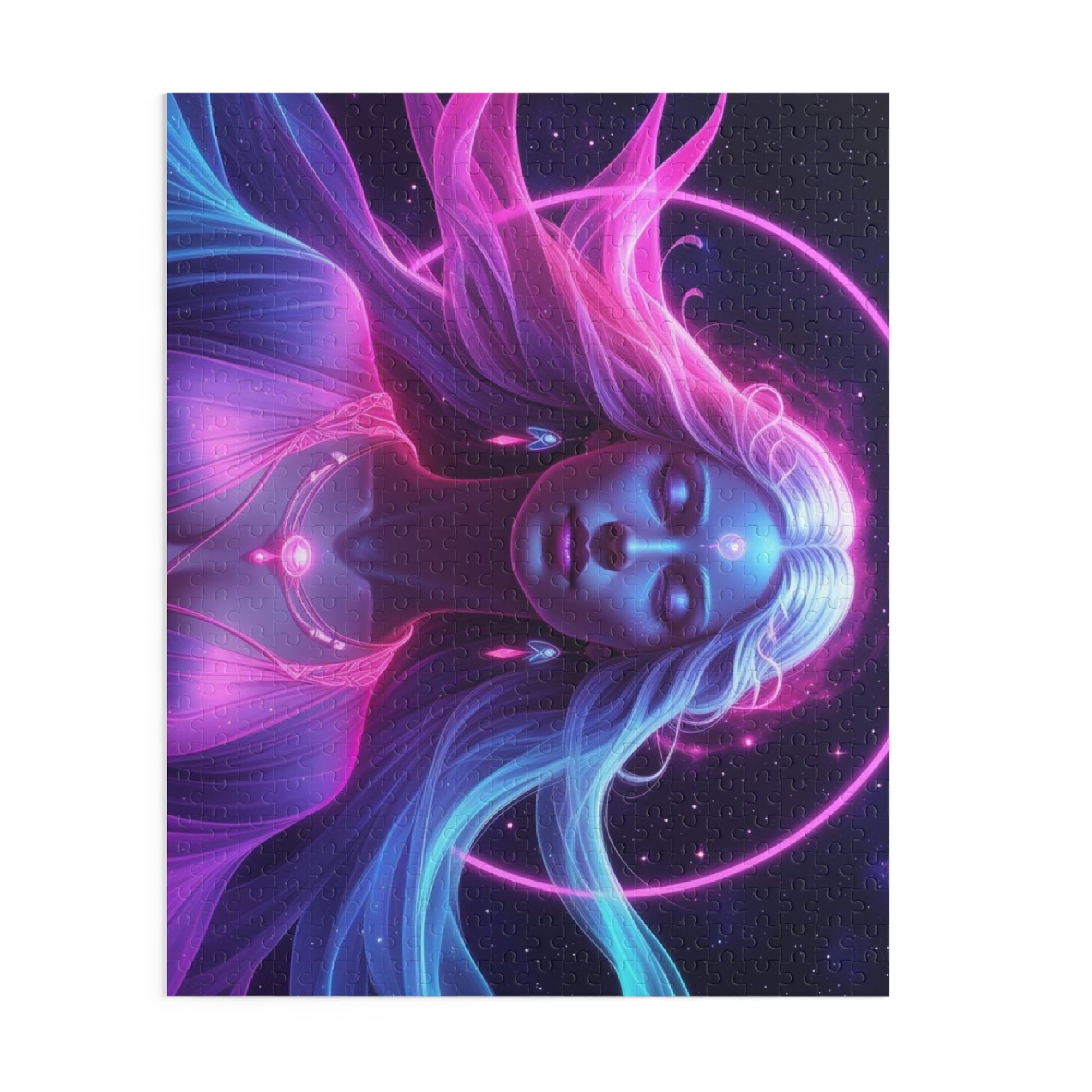 Mystical Goddess Puzzle - 120, 252, 500-Piece | Meditative, Spiritual Decor, Gift for Puzzle Lovers, Mindfulness Activity, Art Enthusiasts