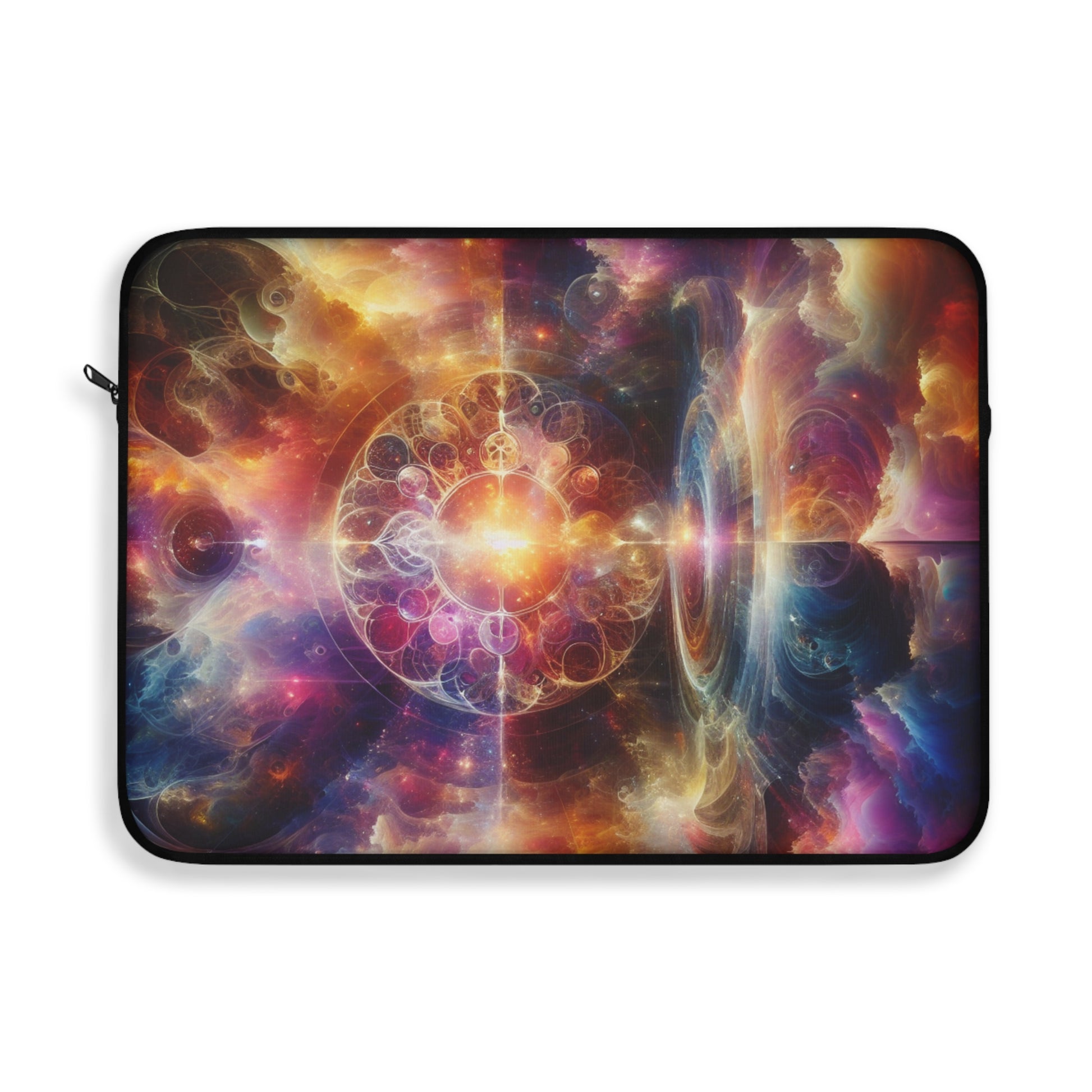 Cosmic Colorful Laptop Sleeve, Galaxy Print Electronics Case, Space Lover Gift, Artistic Laptop Bag, Modern Tech Accessory