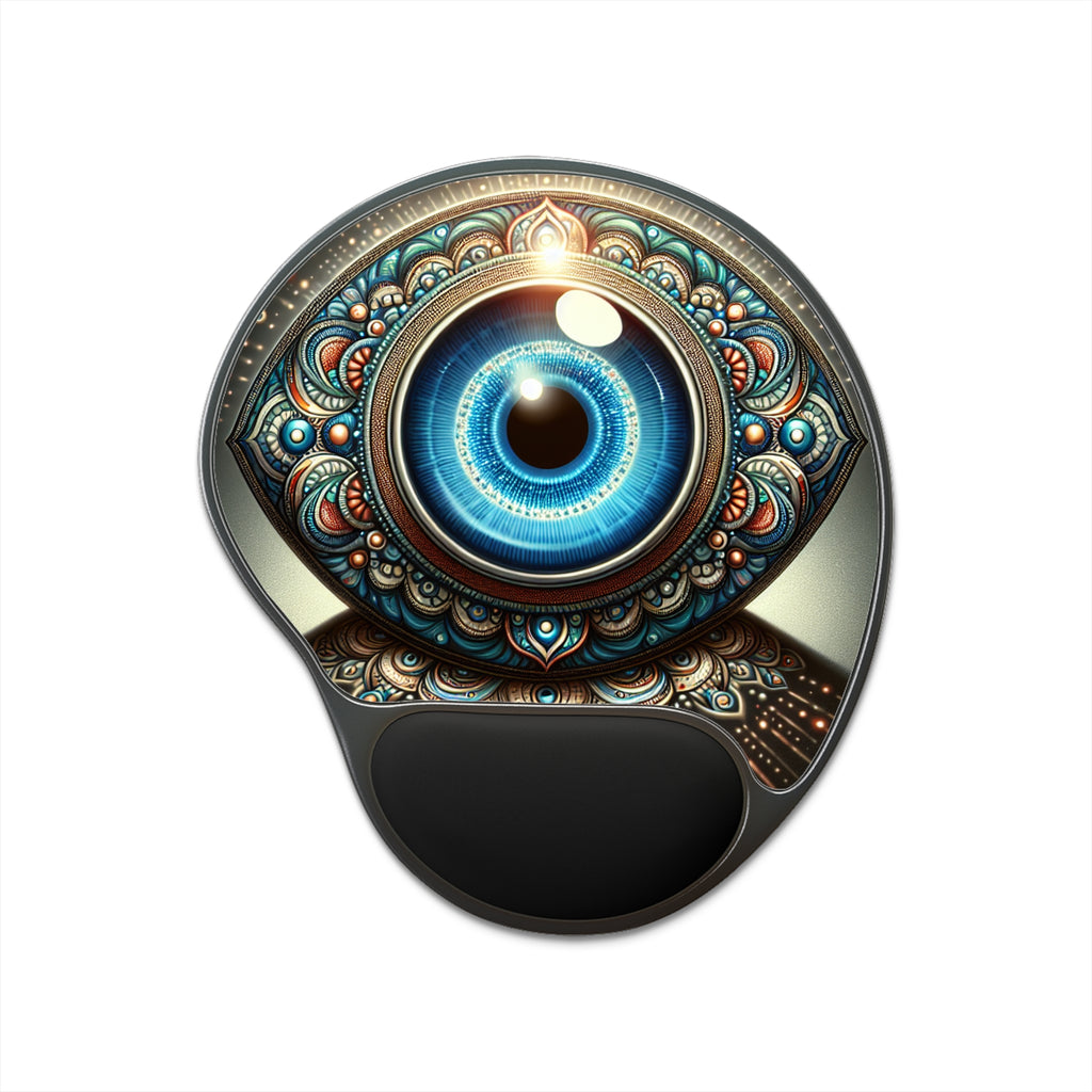 Eye-Catching Mouse Pad with Wrist Rest - Ergonomic Desk Accessory, Computer Gift, Office Decor, Gamer Essentials, Workstation Must-Have