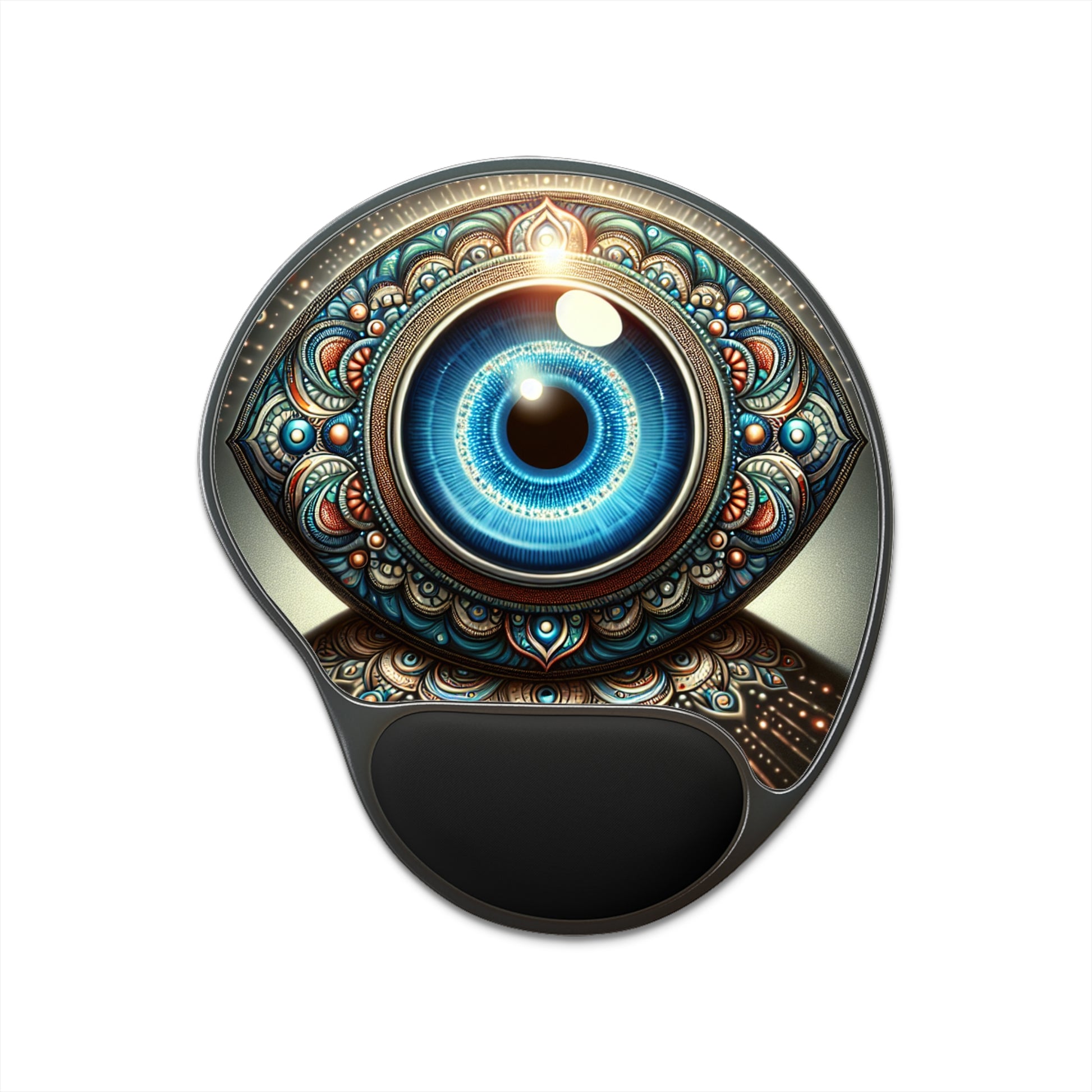 Eye-Catching Mouse Pad with Wrist Rest - Ergonomic Desk Accessory, Computer Gift, Office Decor, Gamer Essentials, Workstation Must-Have