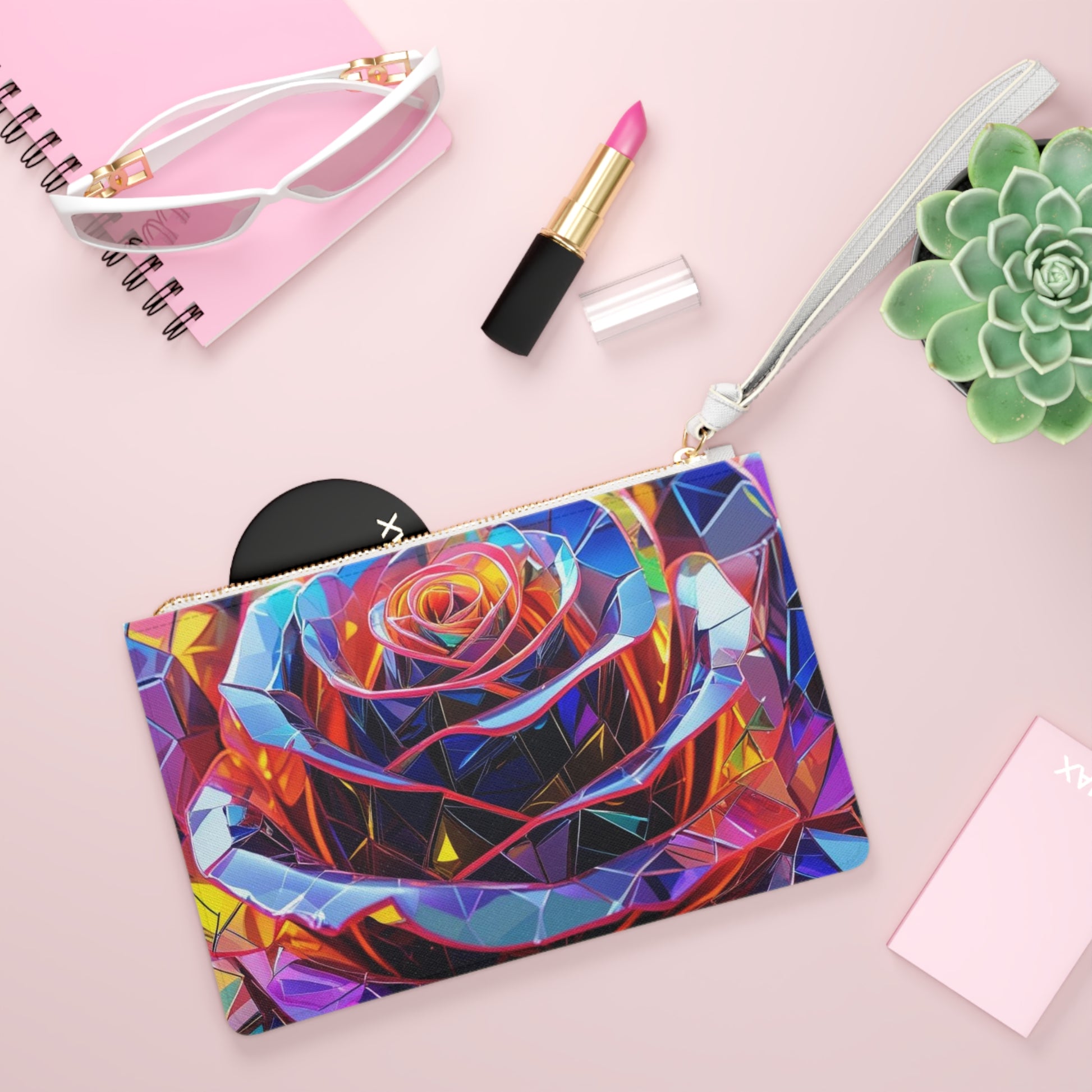 Vibrant Clutch Bag, Colorful Purse, Festival Accessory, Gift for Her, Boho Chic Style, Statement Clutch, Evening Bag