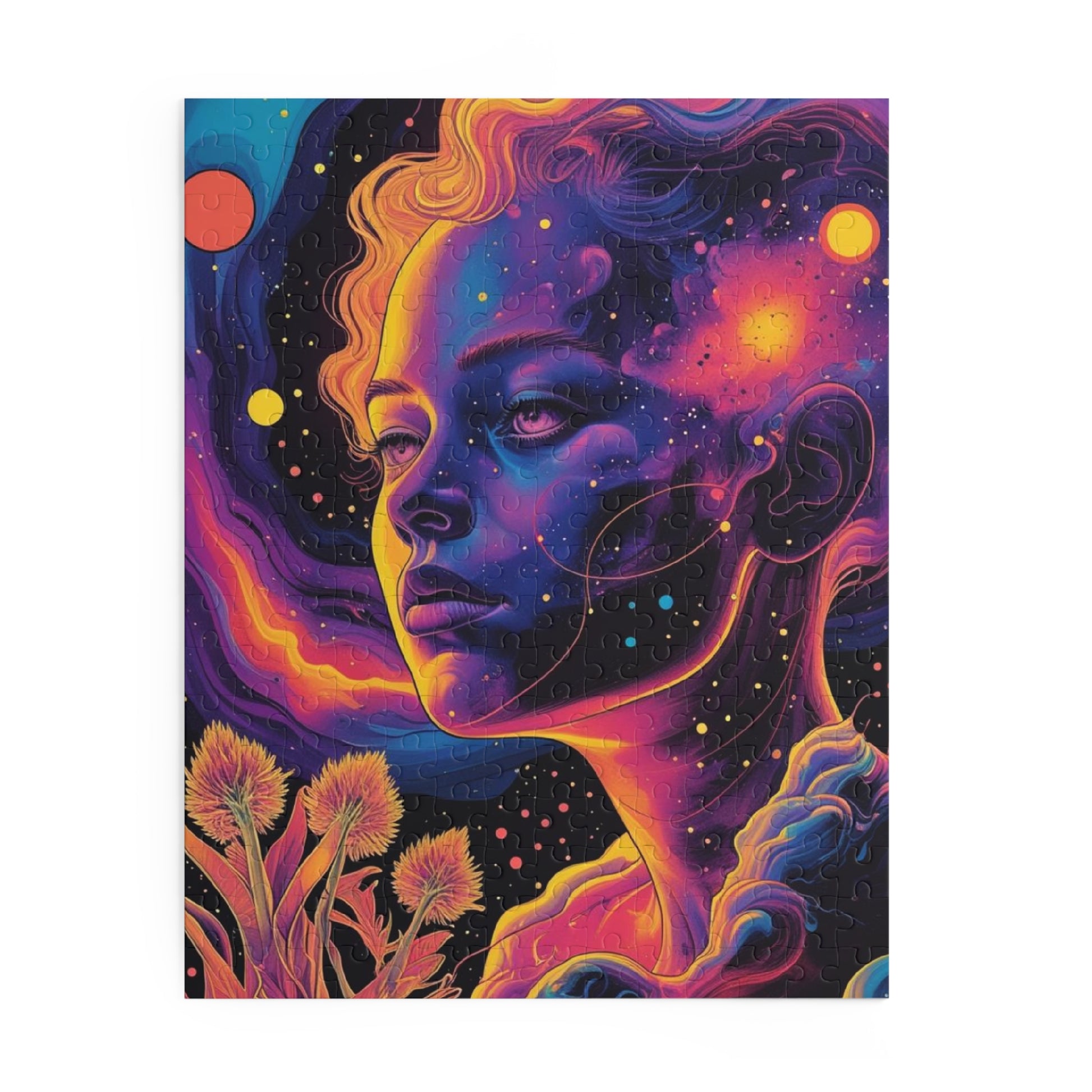 Galactic Dreamer Puzzle | Colorful Cosmic Artwork | 120, 252, 500-Piece Puzzle | Relaxing Decor | Starry Night | Puzzle Lovers Gift | [...]