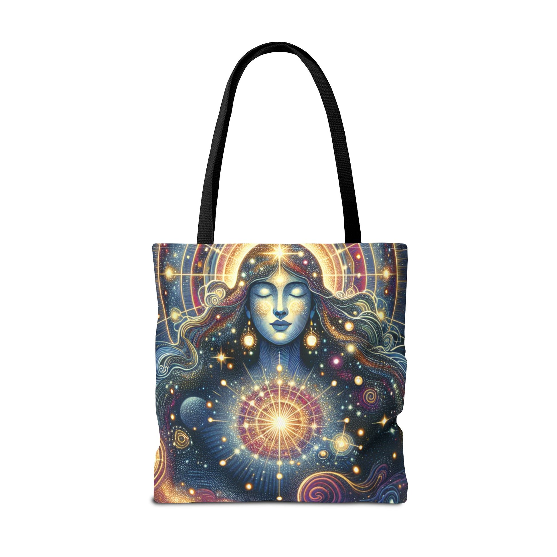 Celestial Goddess Tote Bag | Boho Chic Bag, Astrology Gift, Eco-Friendly Shopping, Mystical Art, Everyday Use